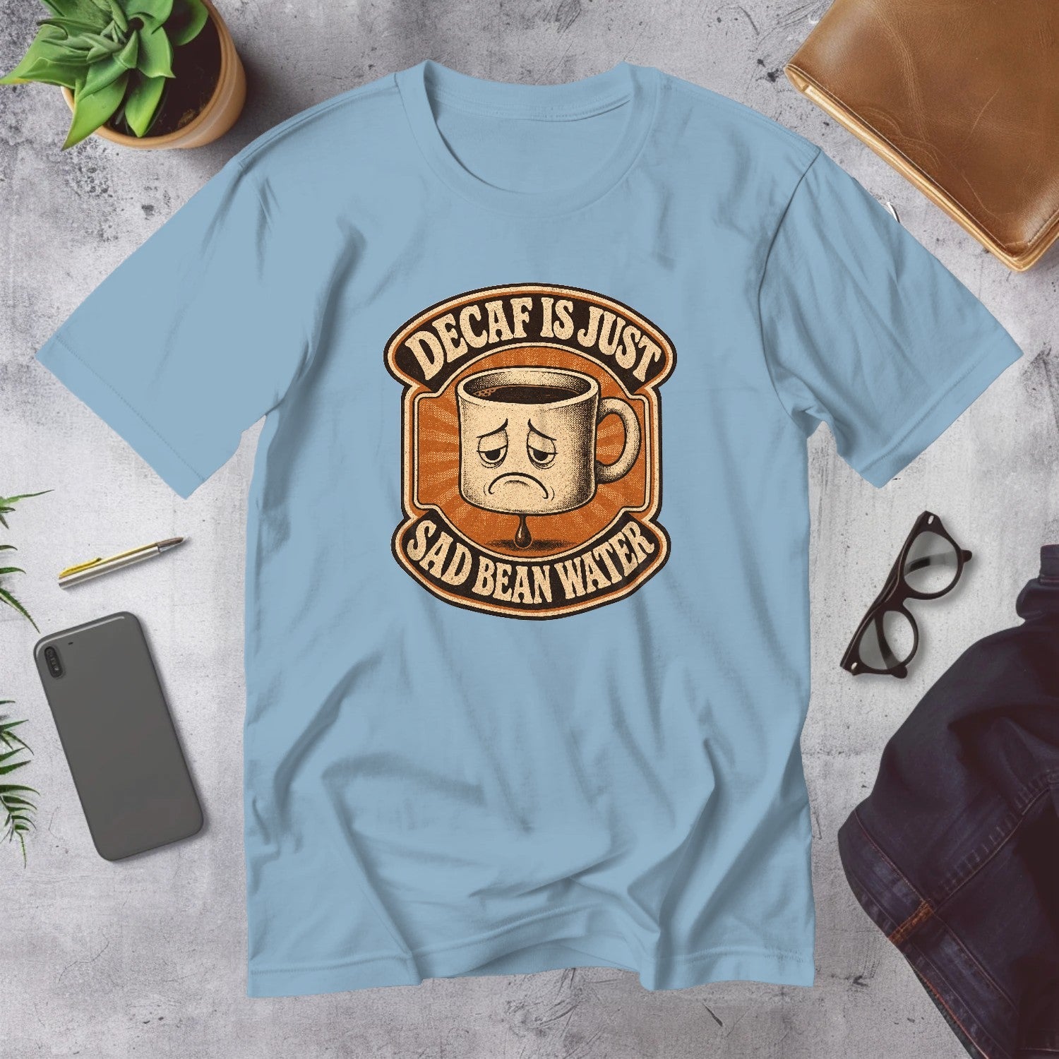 Mega Tees — Light Blue