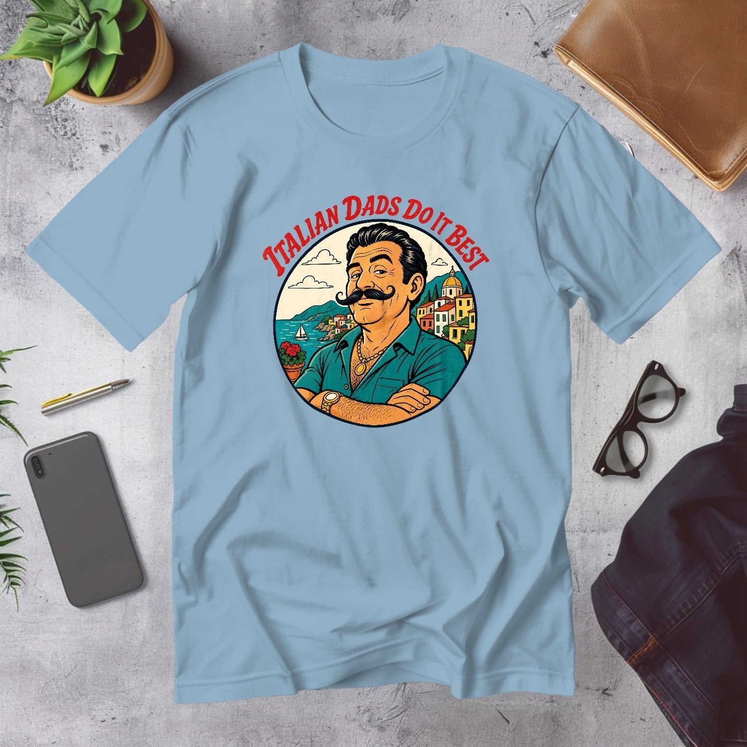 Mega Tees — Light Blue