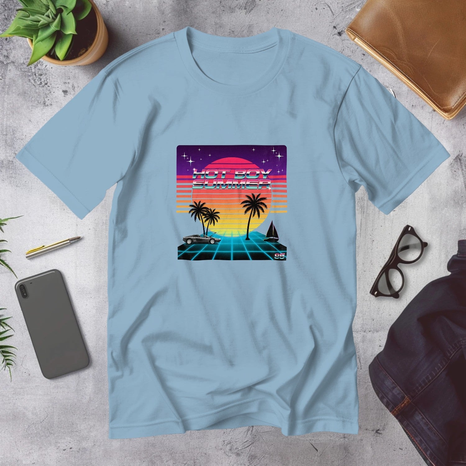 Mega Tees — Light Blue