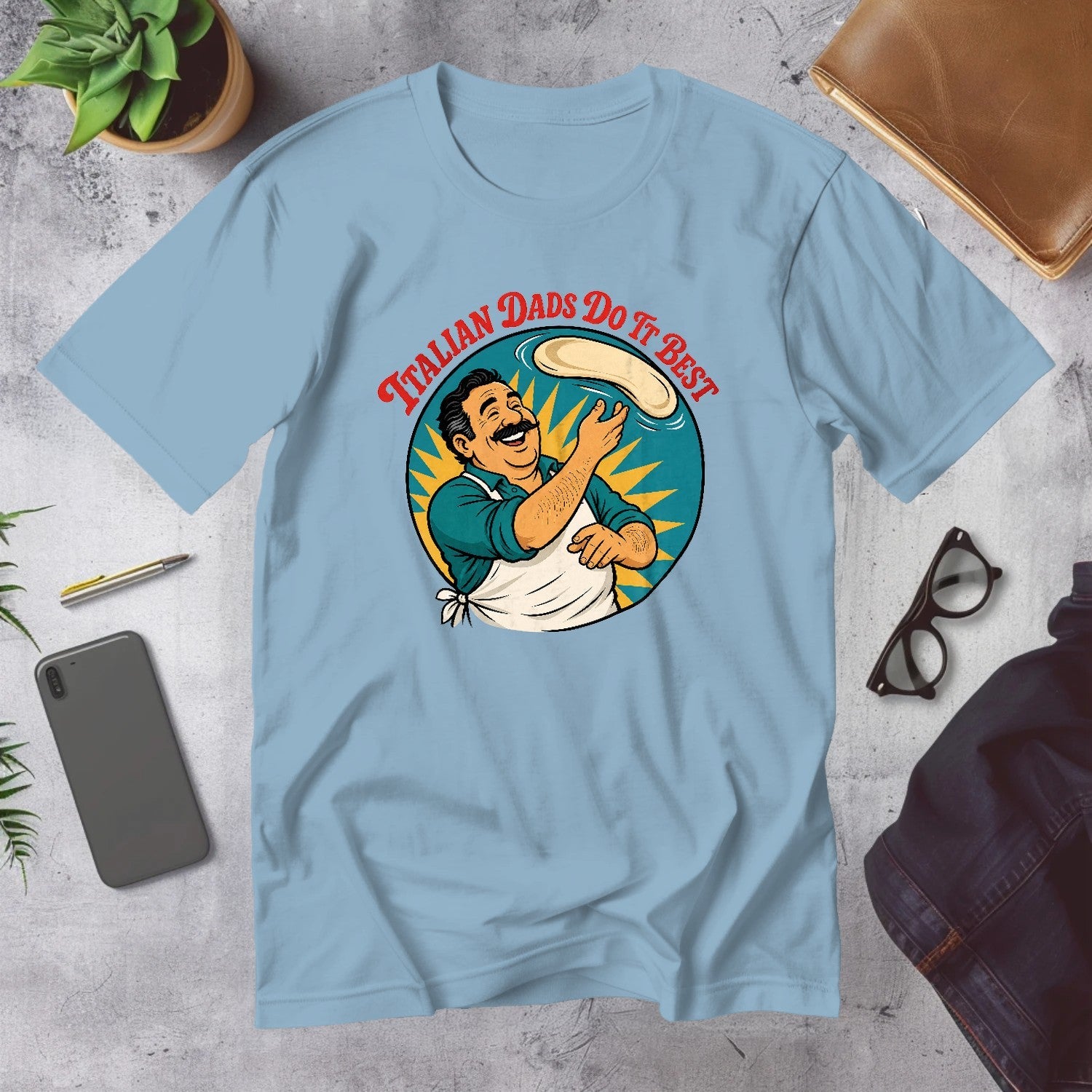 Mega Tees — Light Blue