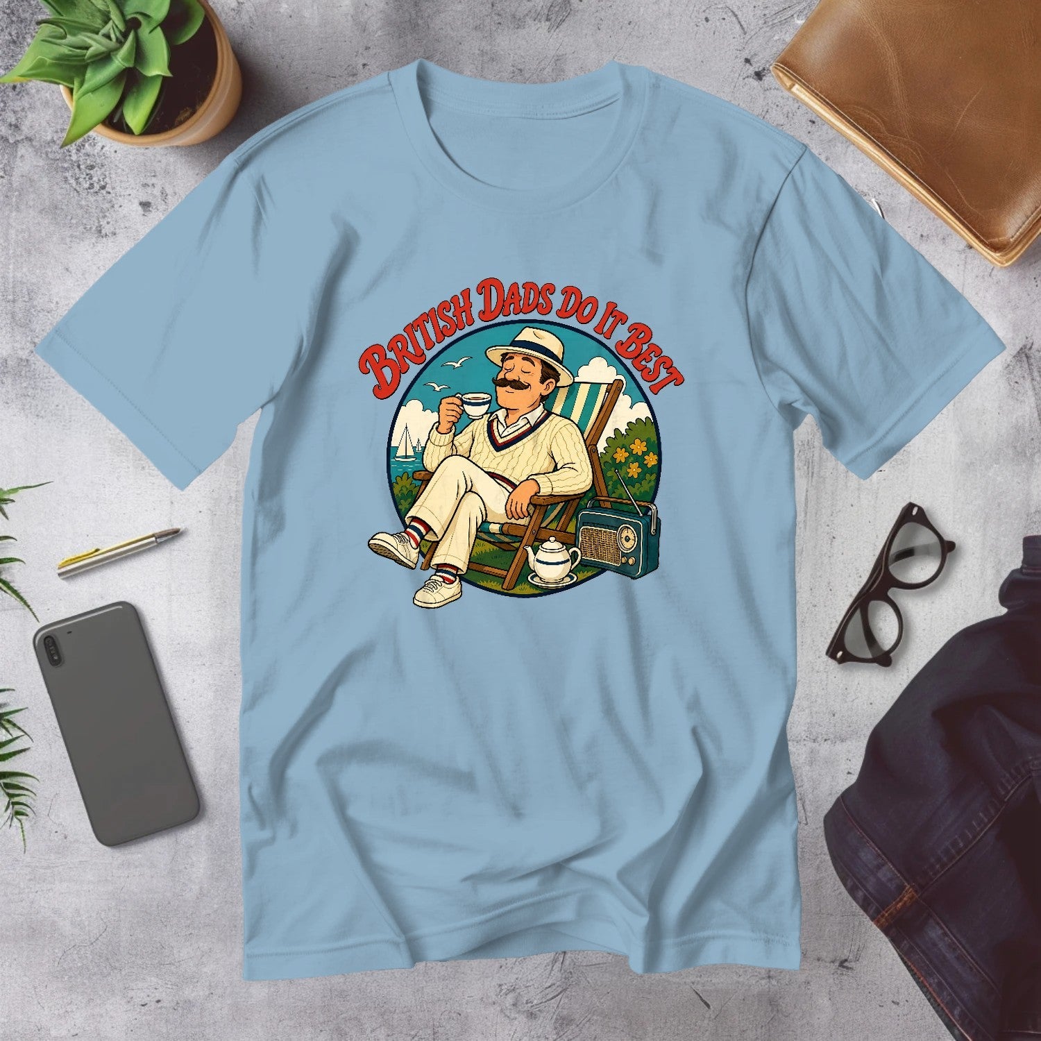 Mega Tees — Light Blue