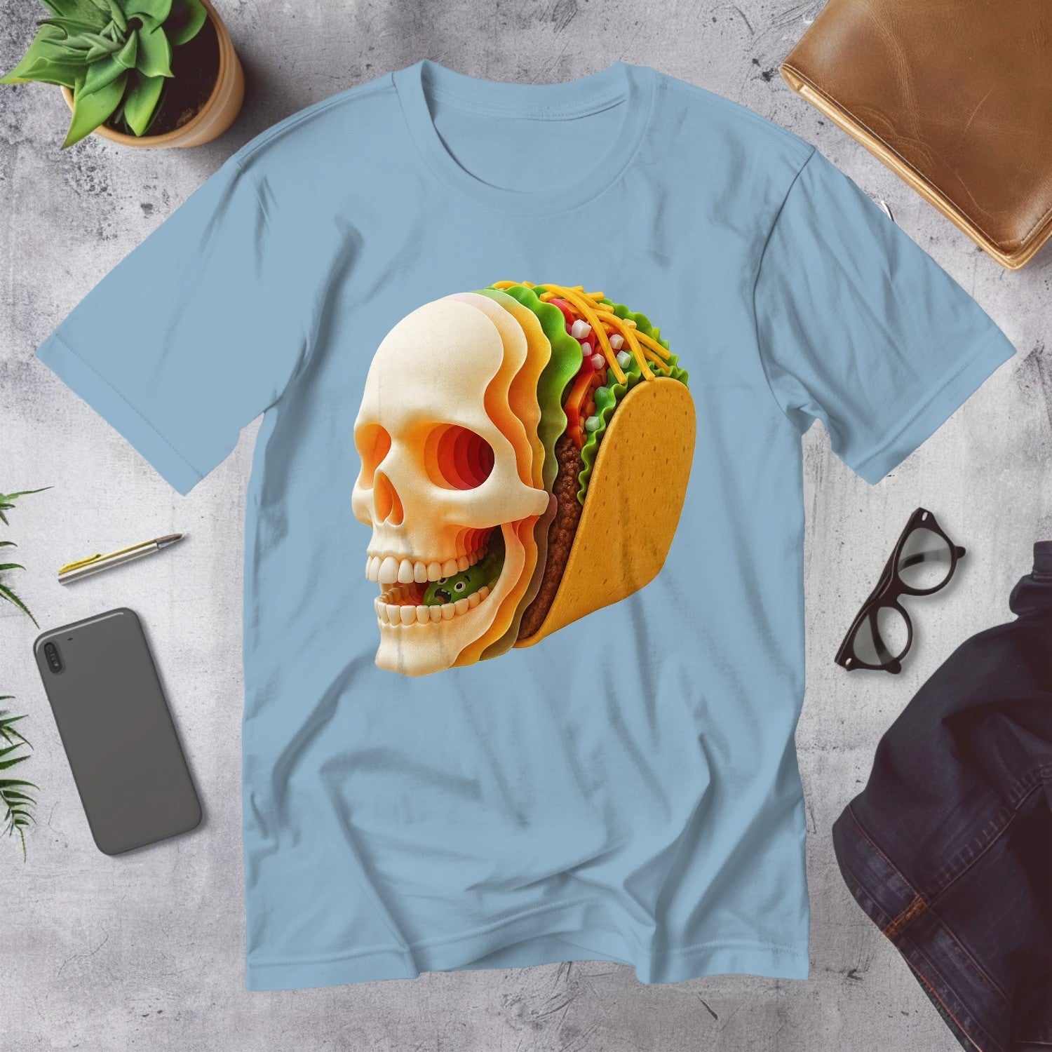 Mega Tees — Light Blue