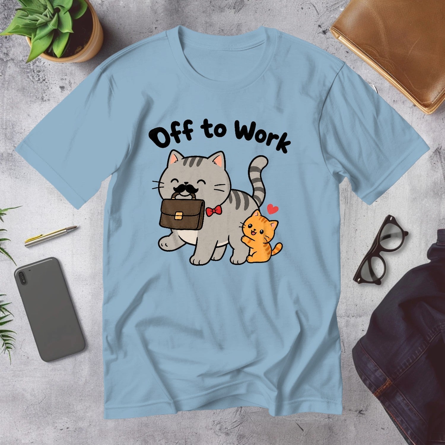Mega Tees — Light Blue