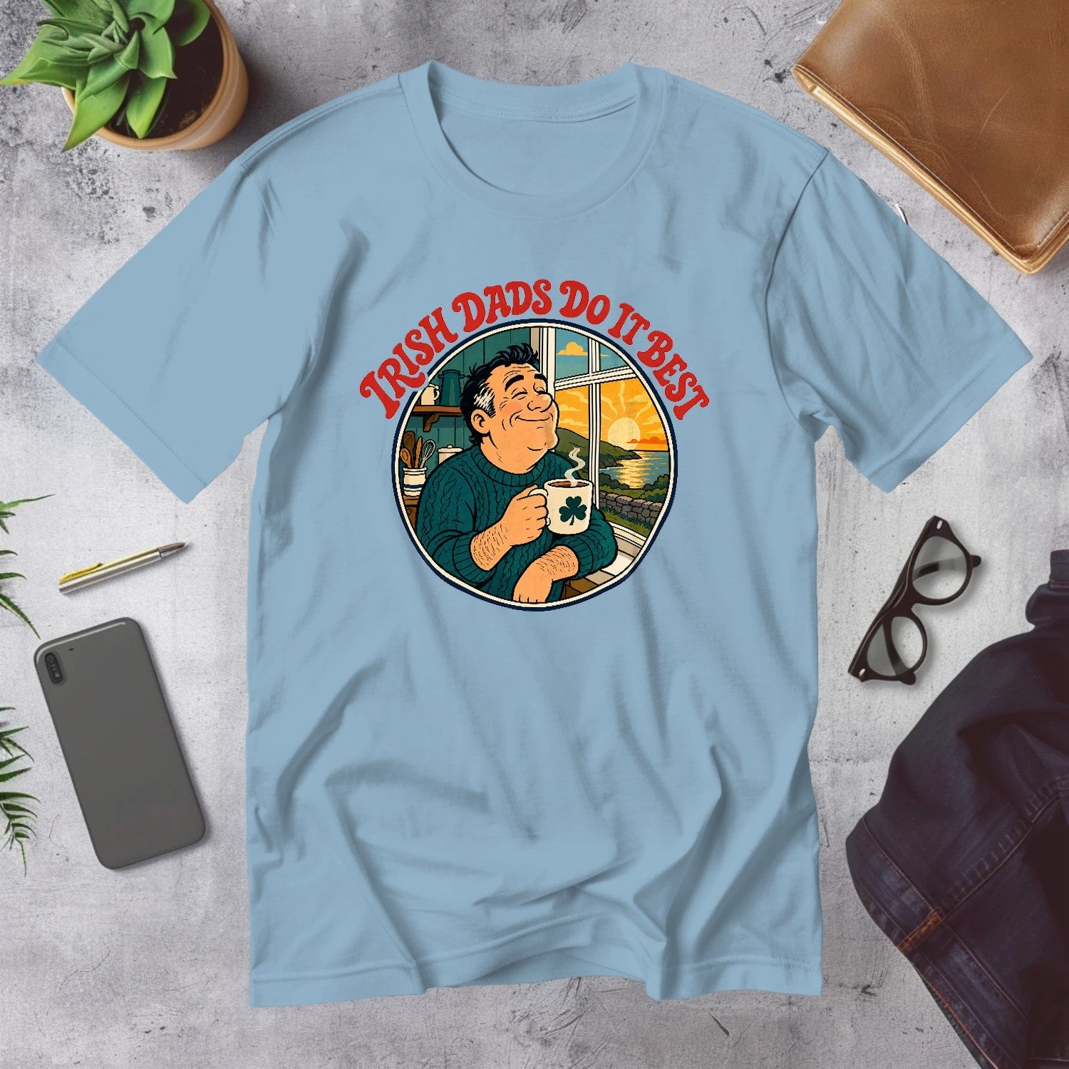 Mega Tees — Light Blue