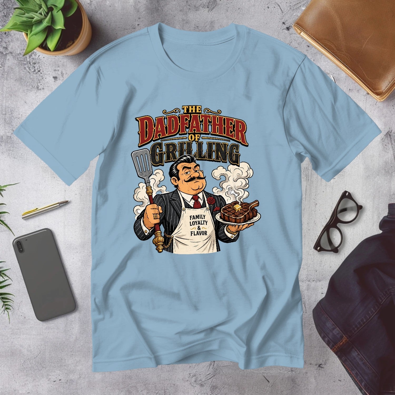 Mega Tees — Light Blue
