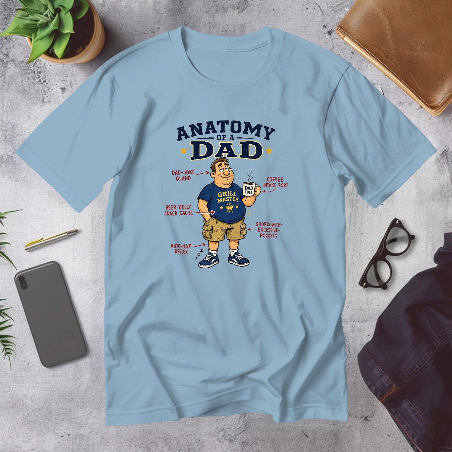 Mega Tees — Light Blue
