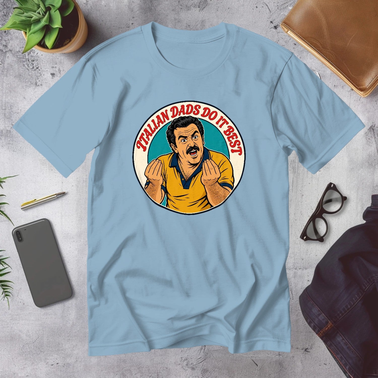 Mega Tees — Light Blue