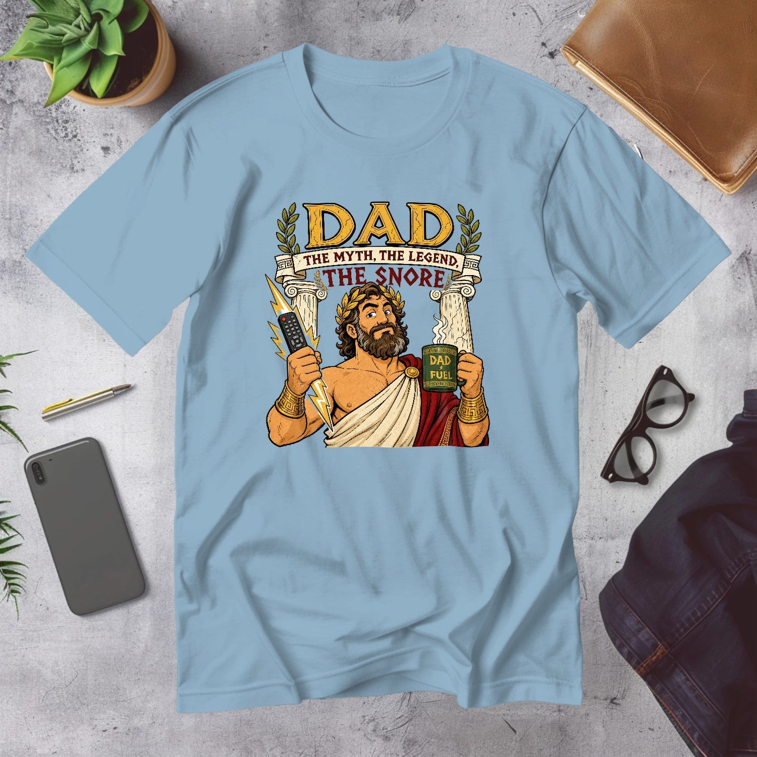 Mega Tees — Light Blue