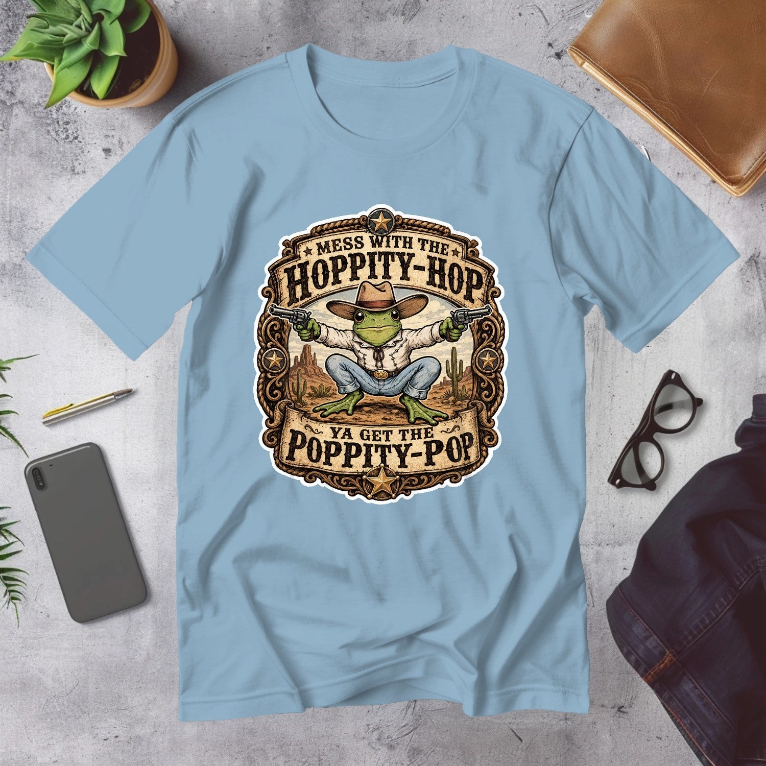 Mega Tees — Light Blue