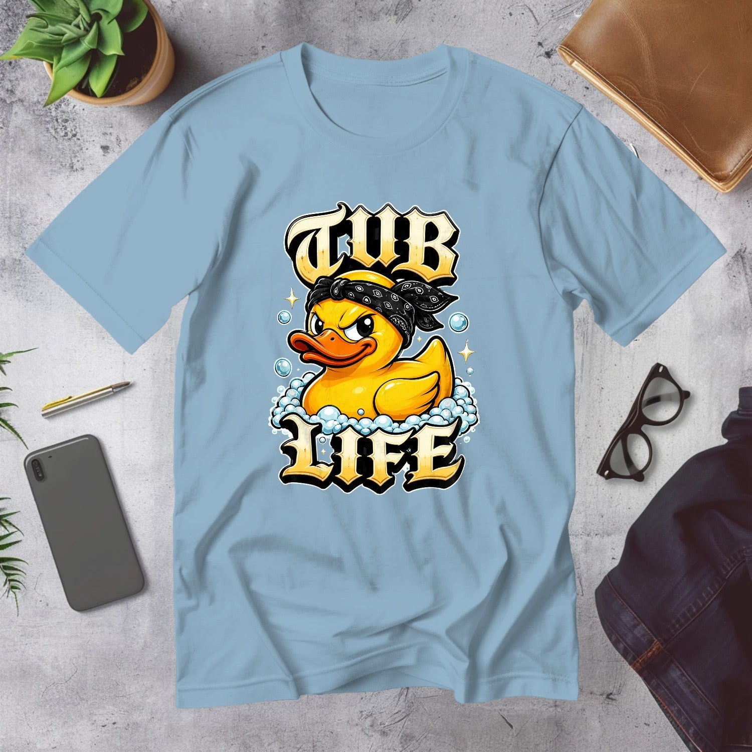 Mega Tees — Light Blue