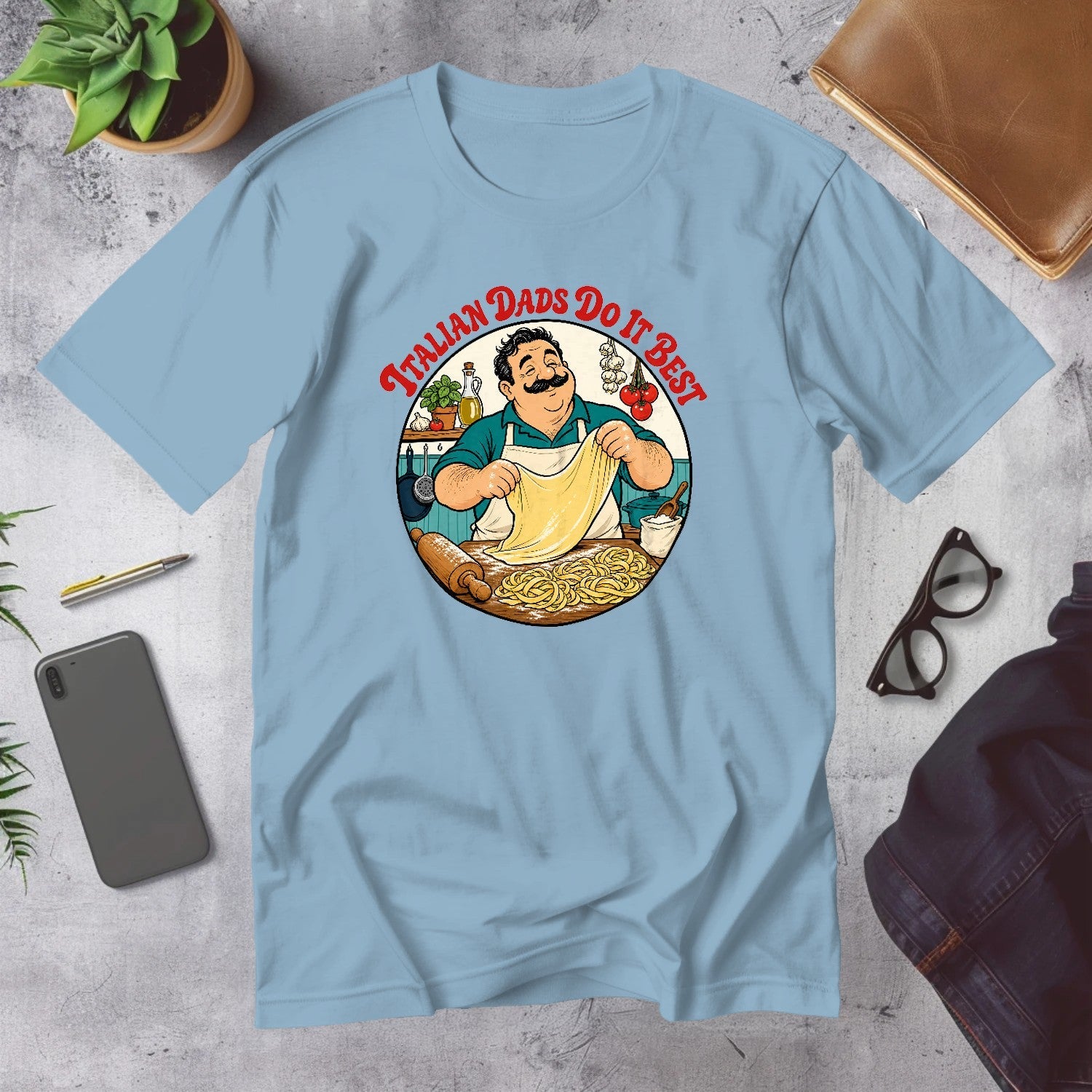 Mega Tees — Light Blue