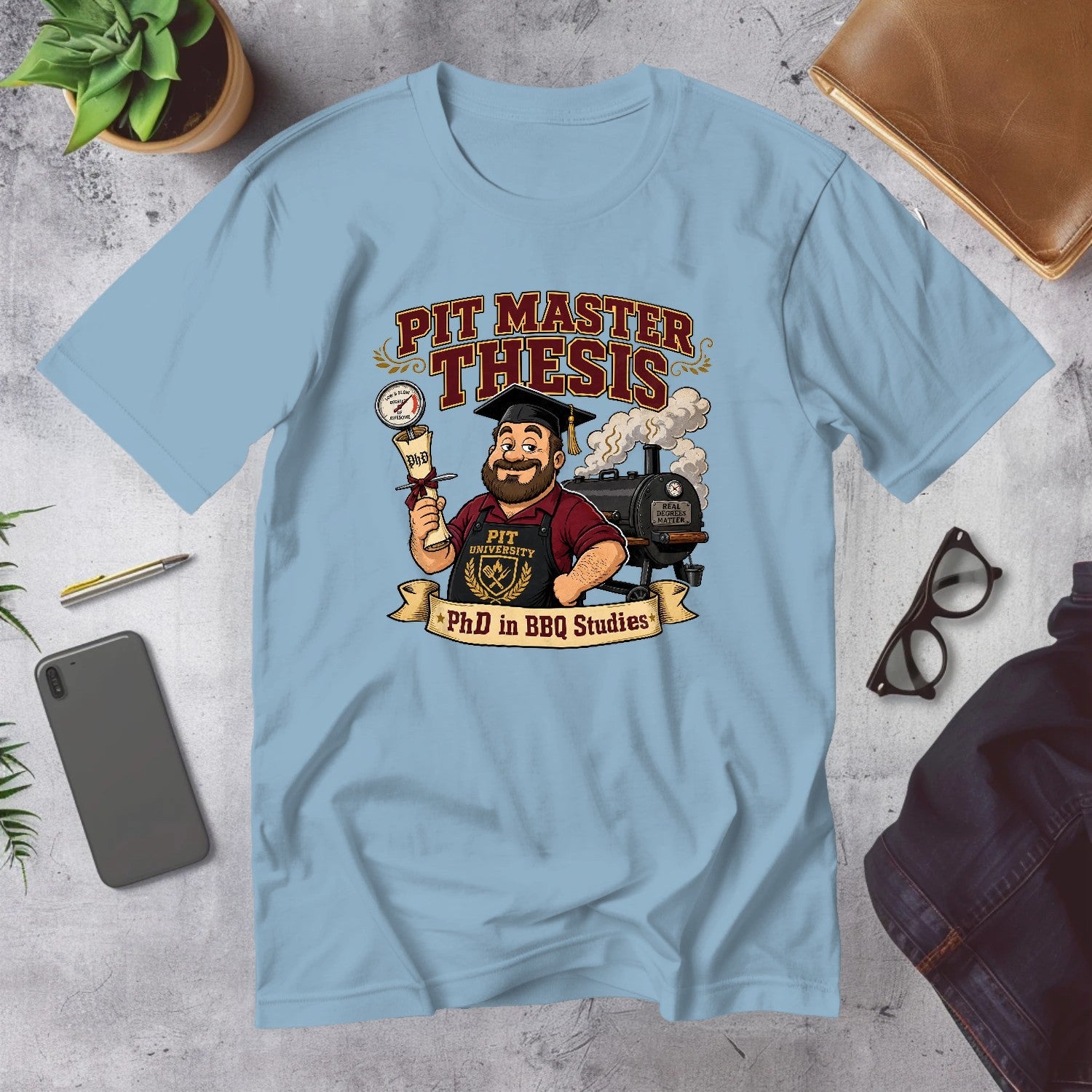 Mega Tees — Light Blue
