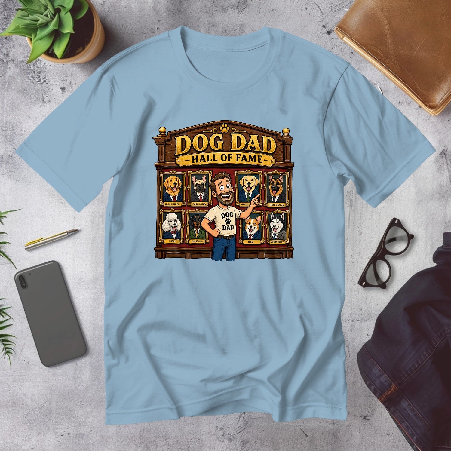 Mega Tees — Light Blue
