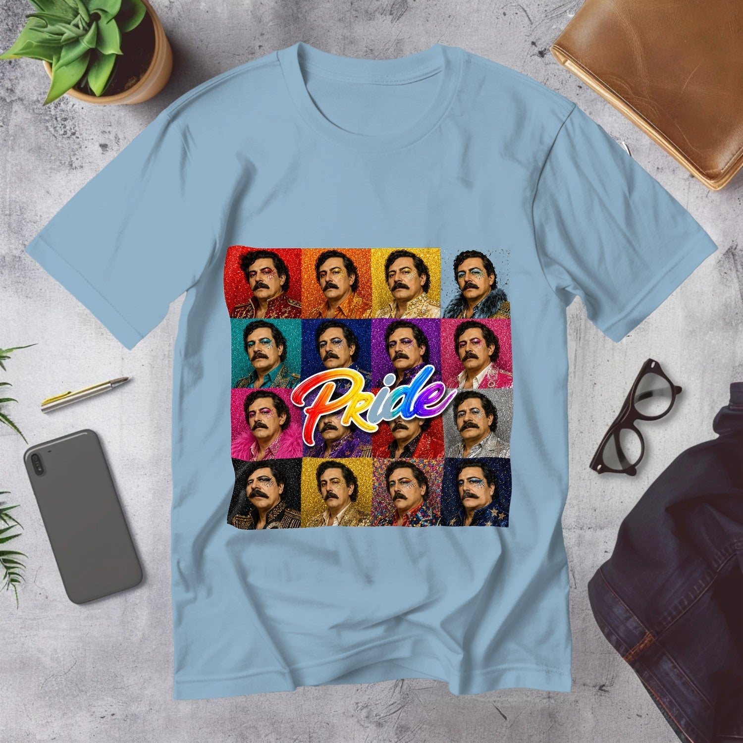 Mega Tees — Light Blue