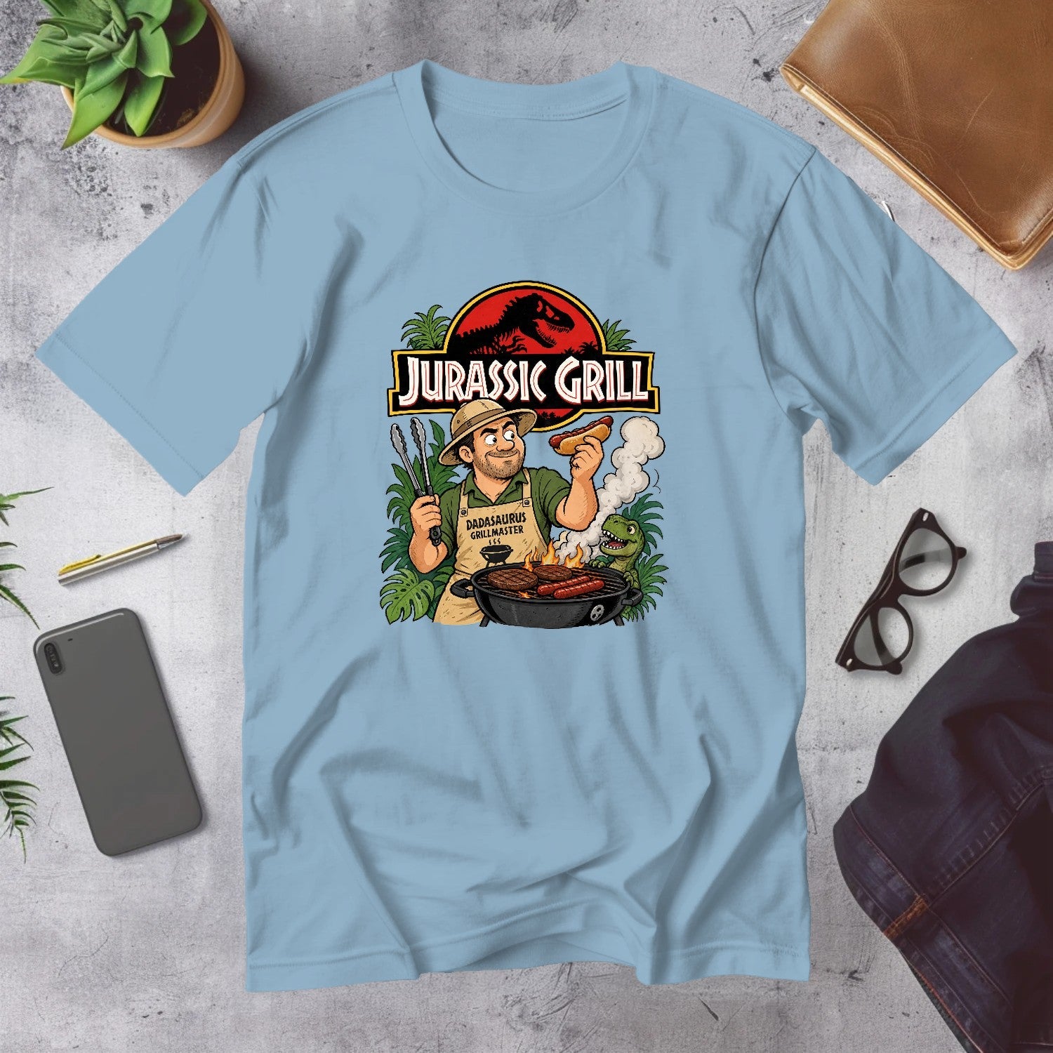Mega Tees — Light Blue