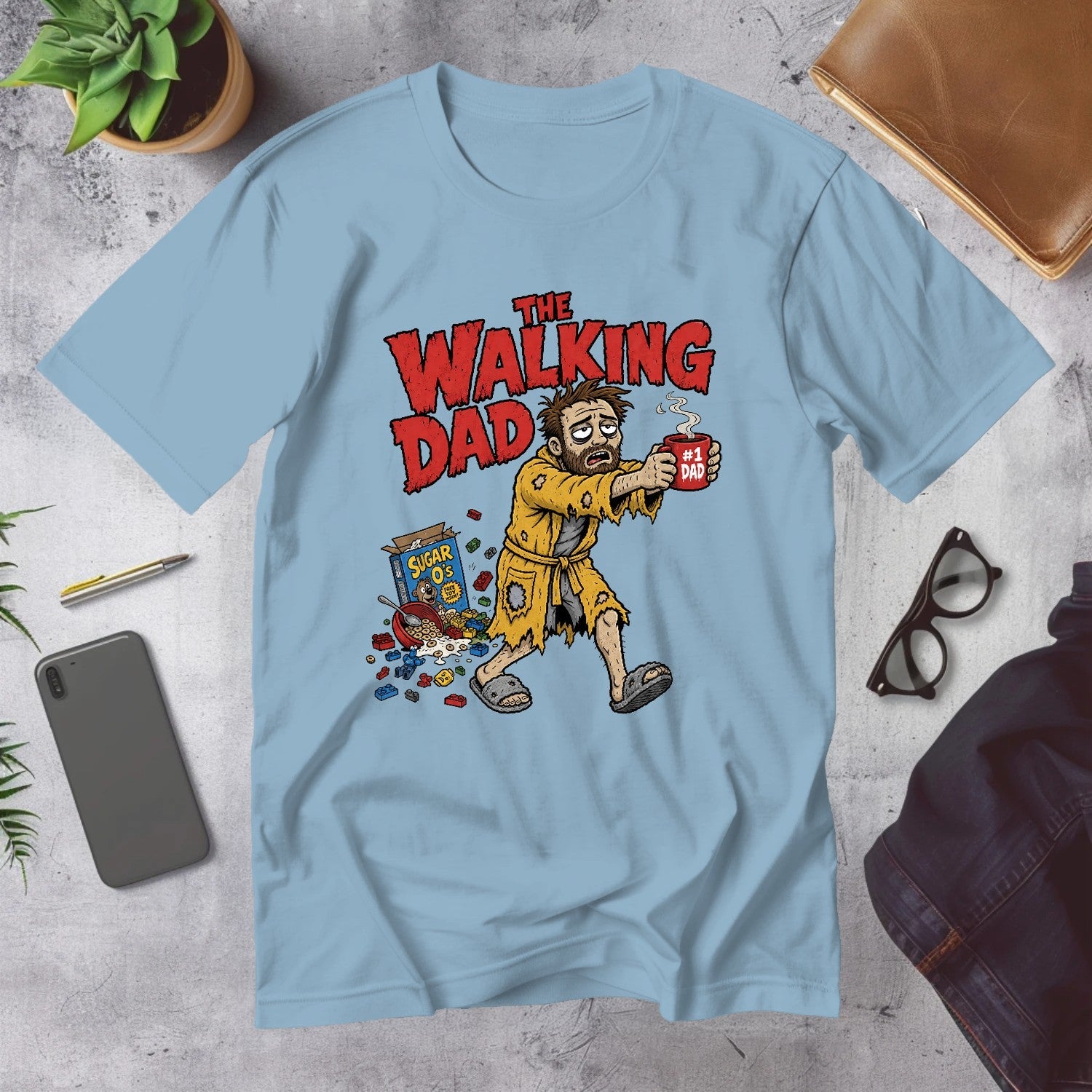 Mega Tees — Light Blue