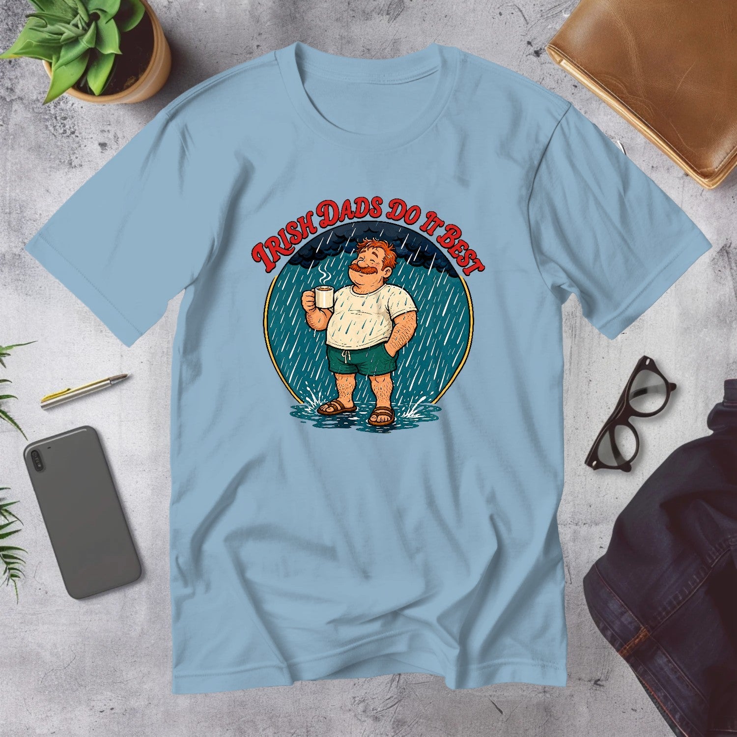 Mega Tees — Light Blue