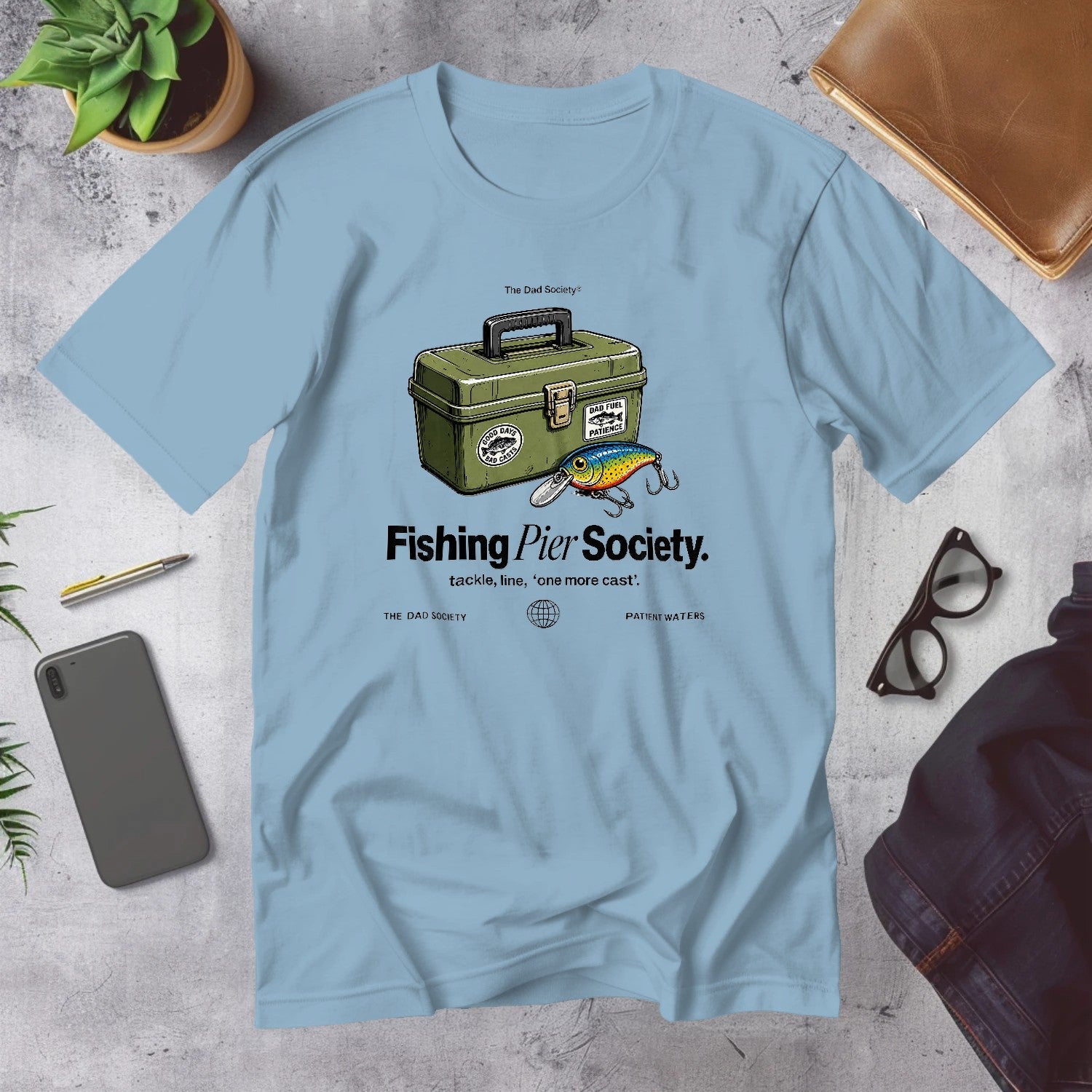 Mega Tees — Light Blue