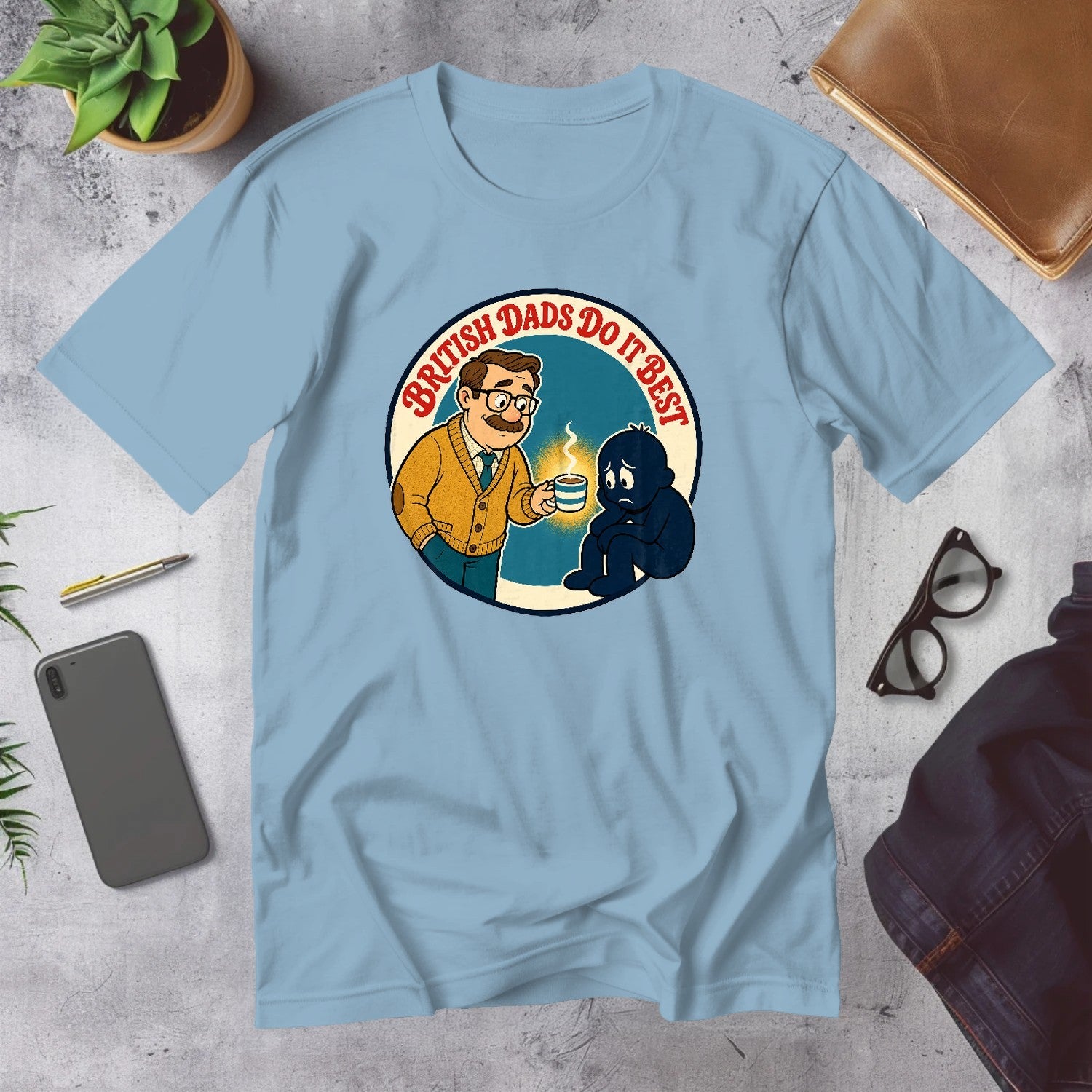 Mega Tees — Light Blue