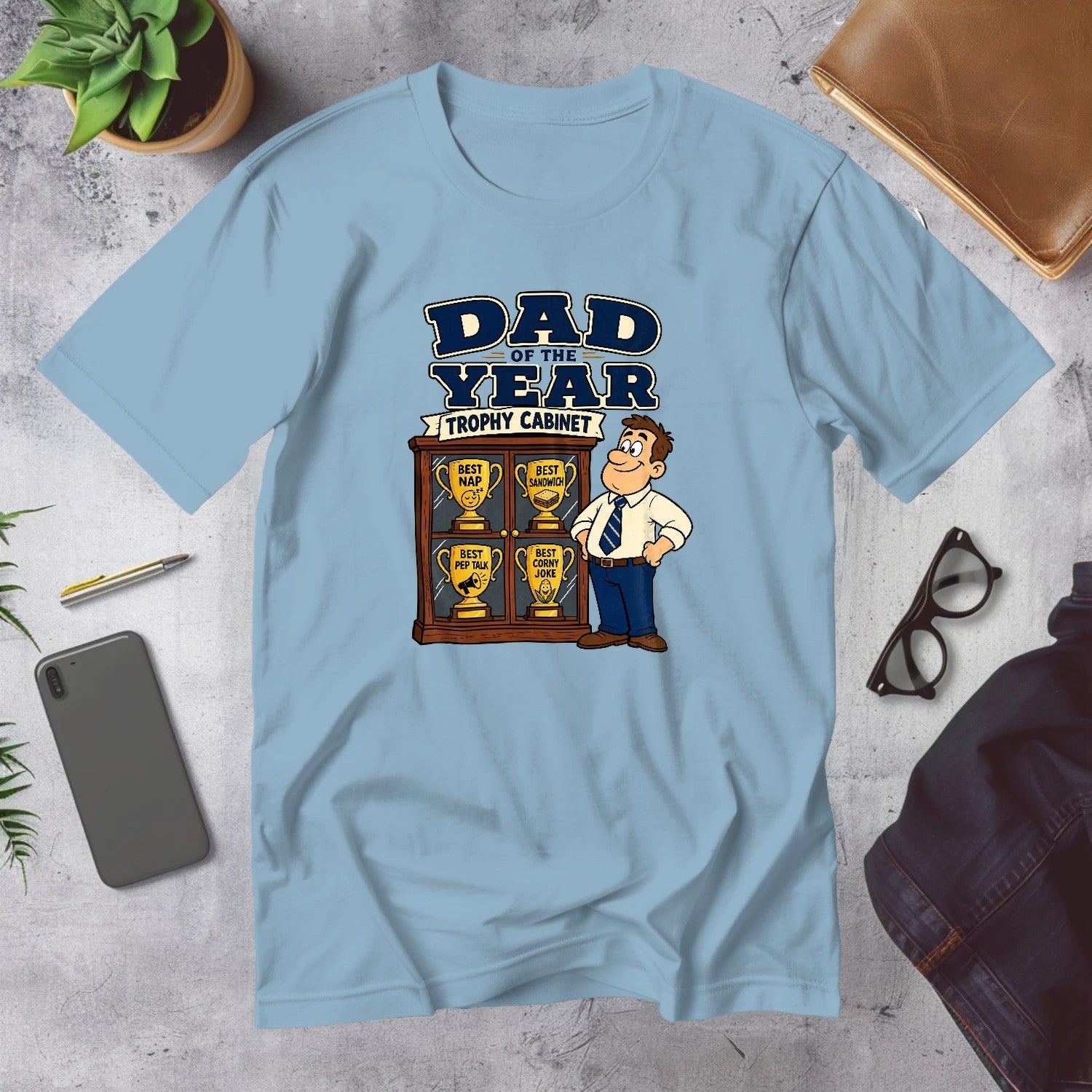 Mega Tees — Light Blue