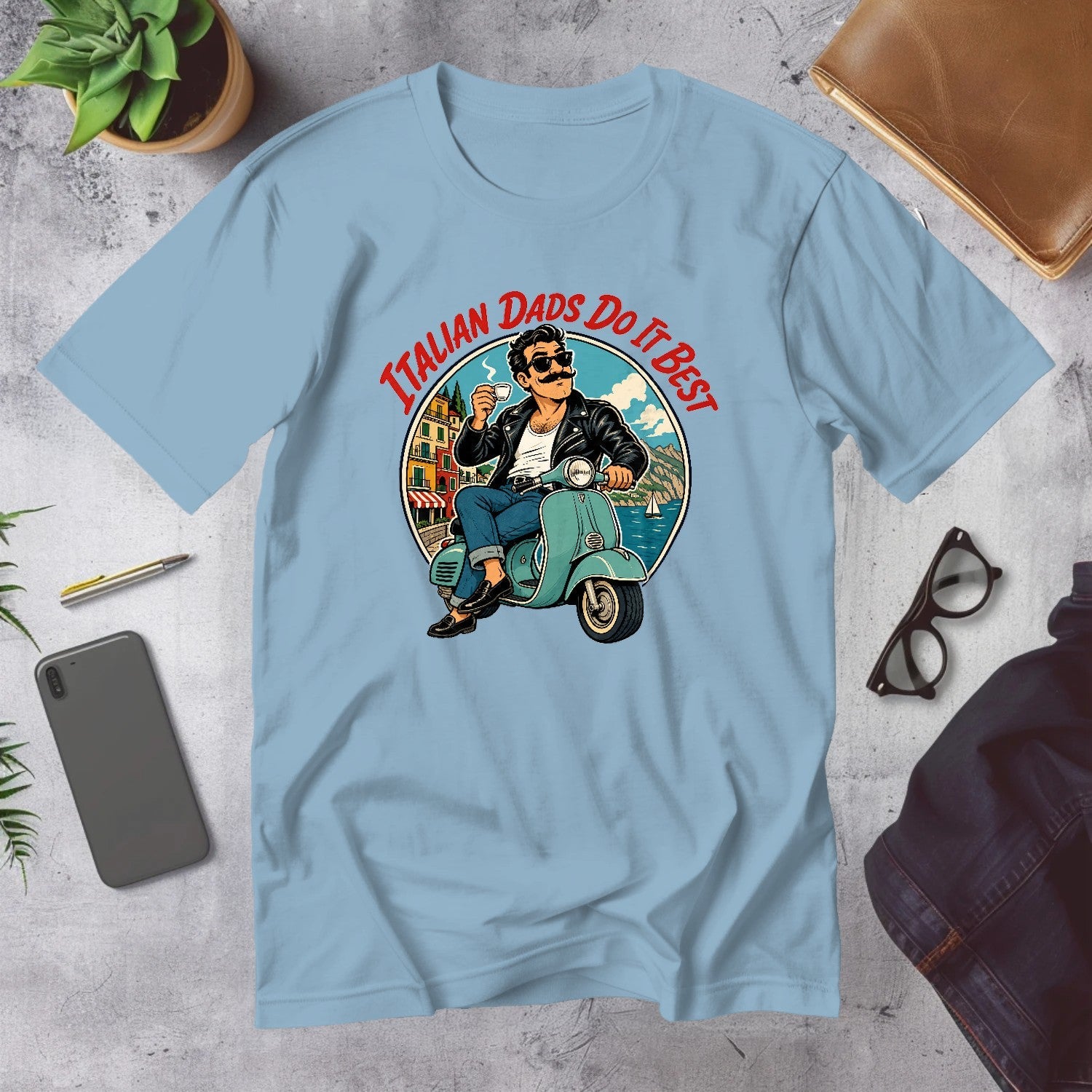 Mega Tees — Light Blue
