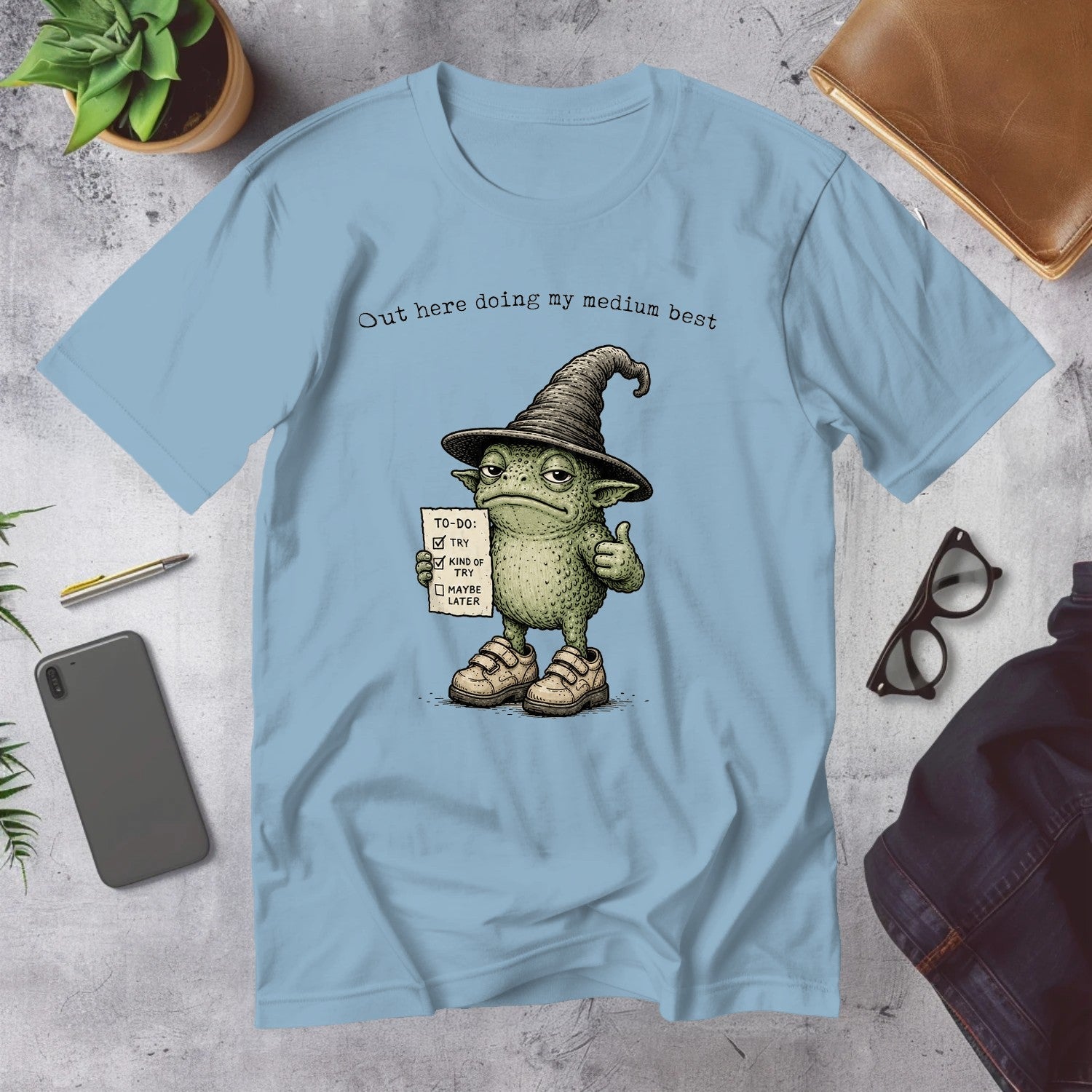 Mega Tees — Light Blue