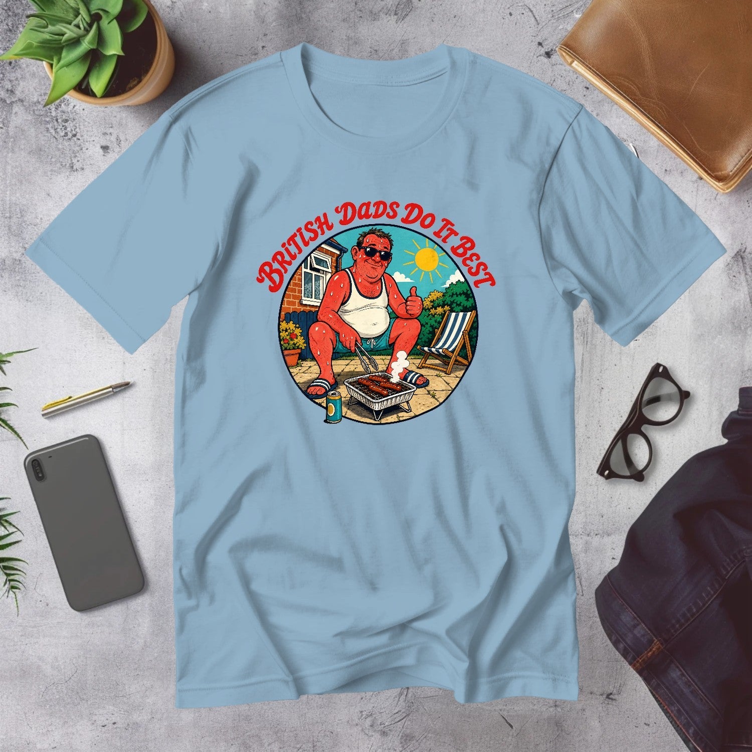 Mega Tees — Light Blue