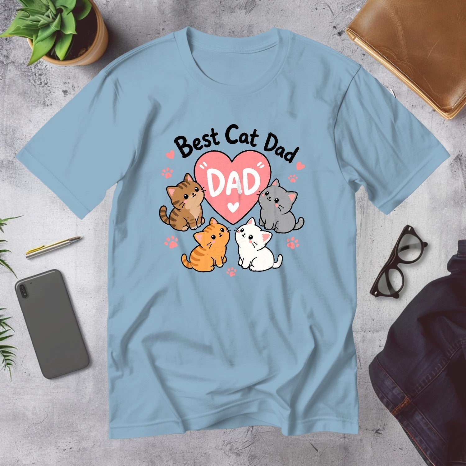 Mega Tees — Light Blue