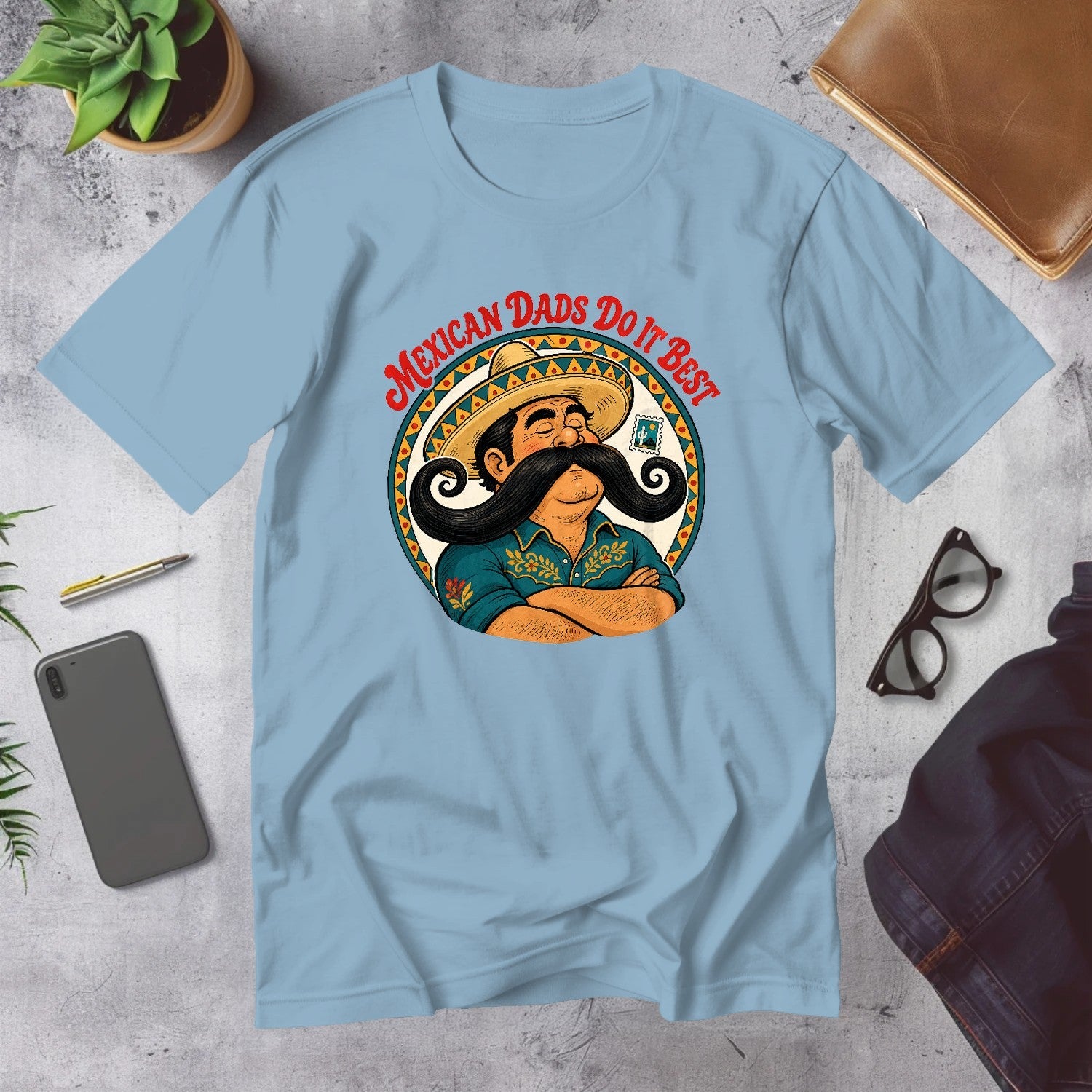 Mega Tees — Light Blue