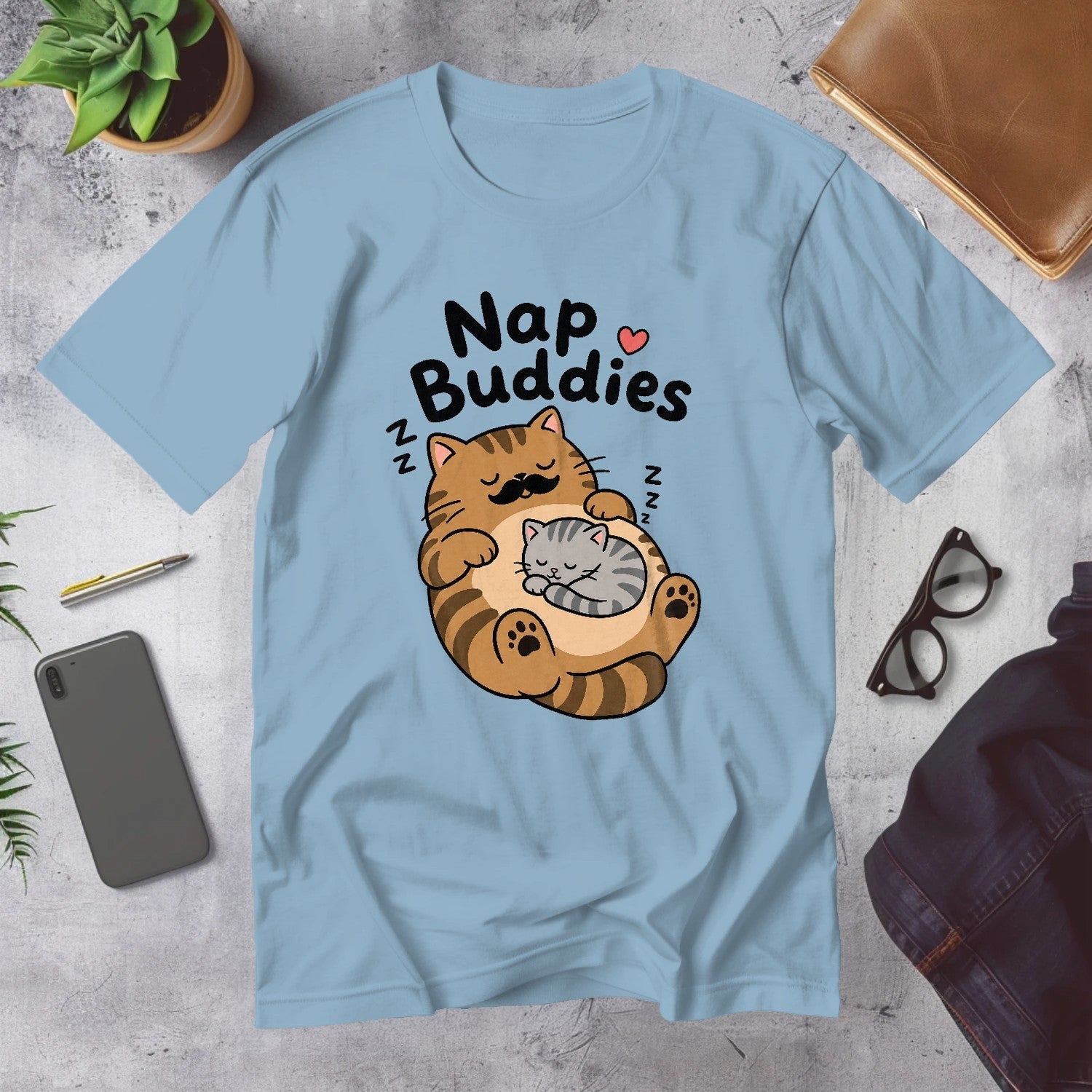 Mega Tees — Light Blue