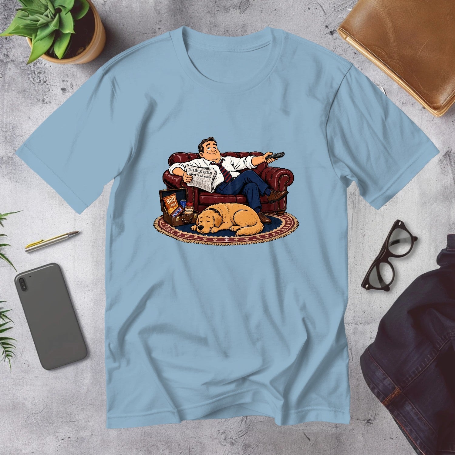 Mega Tees — Light Blue