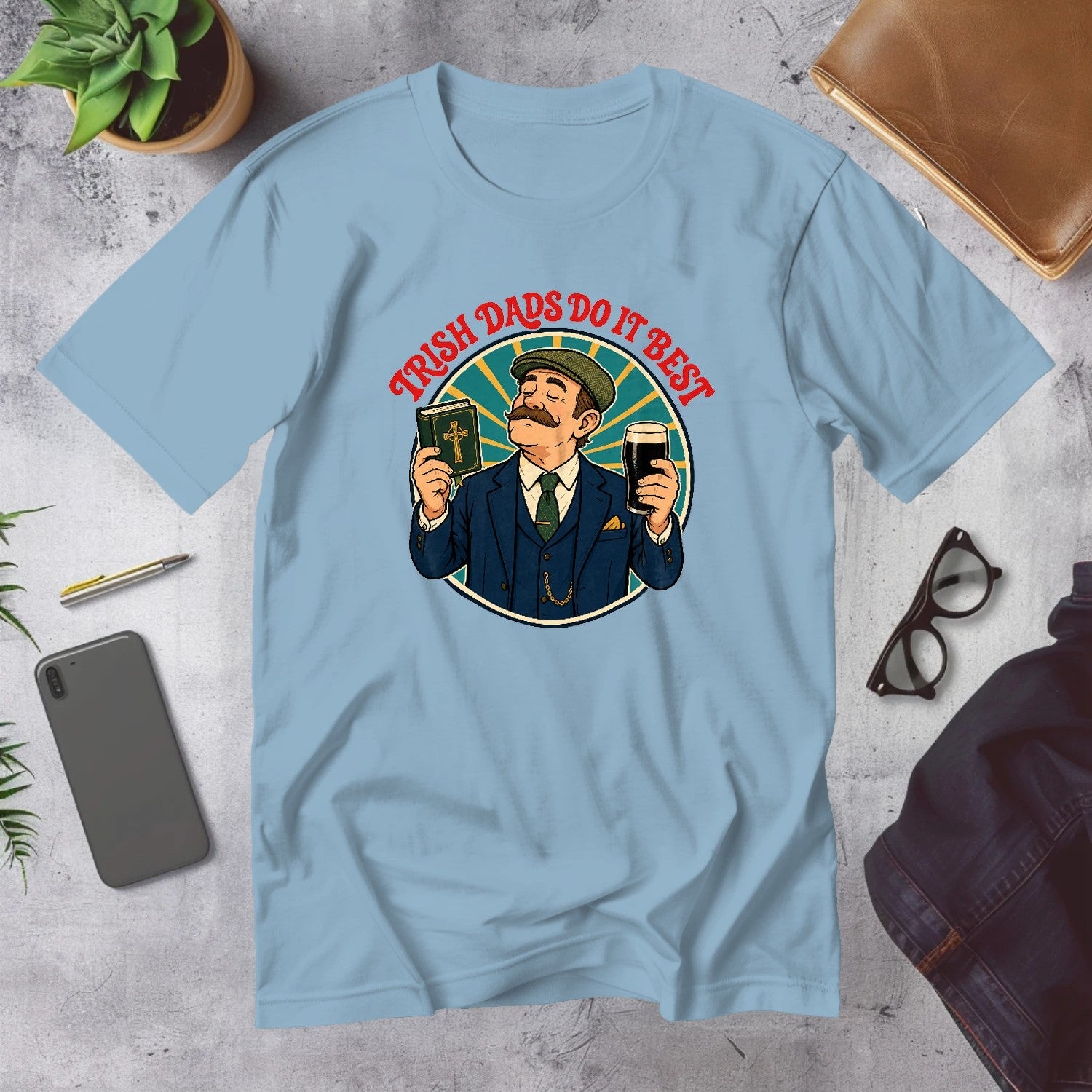 Mega Tees — Light Blue