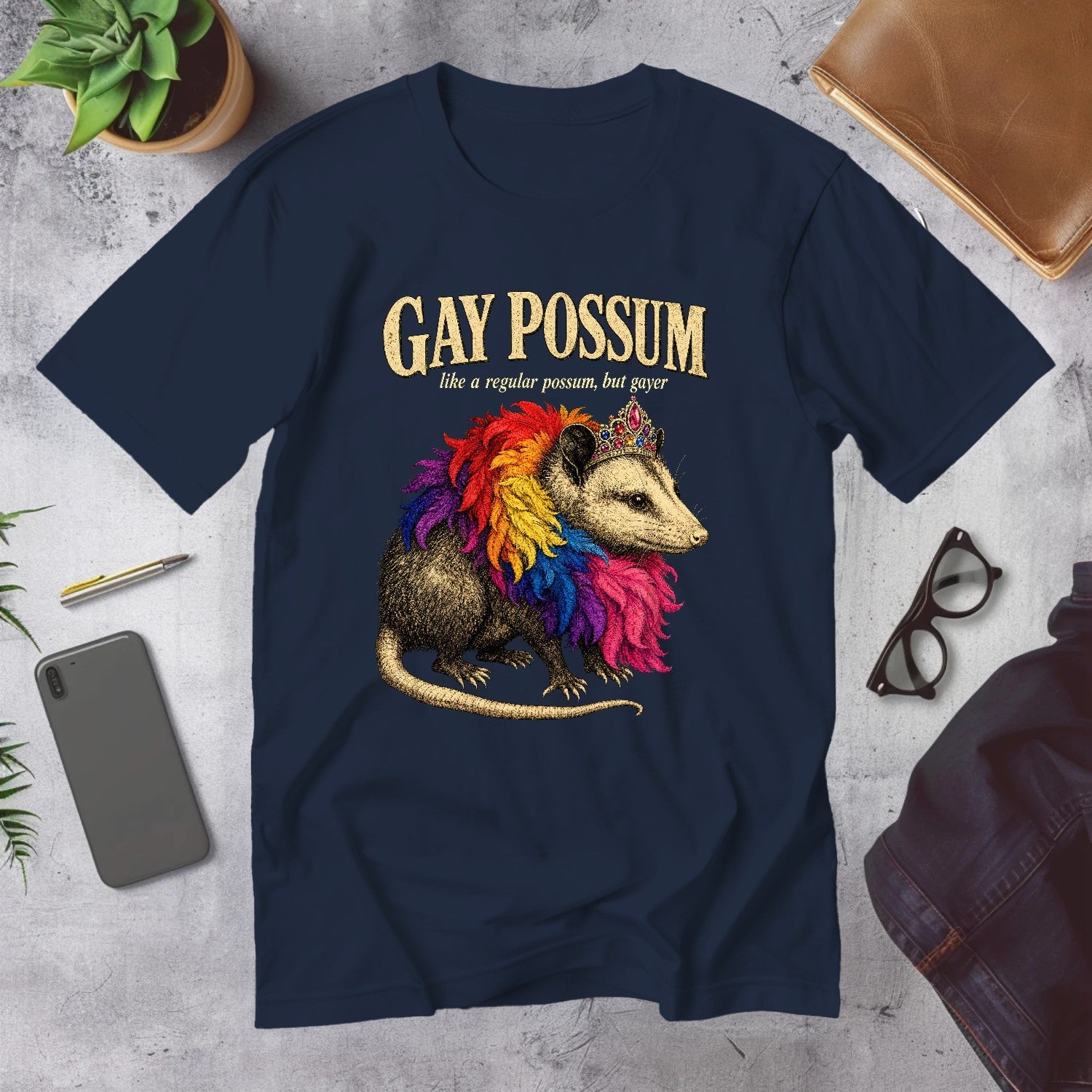 Mega Tees — Navy