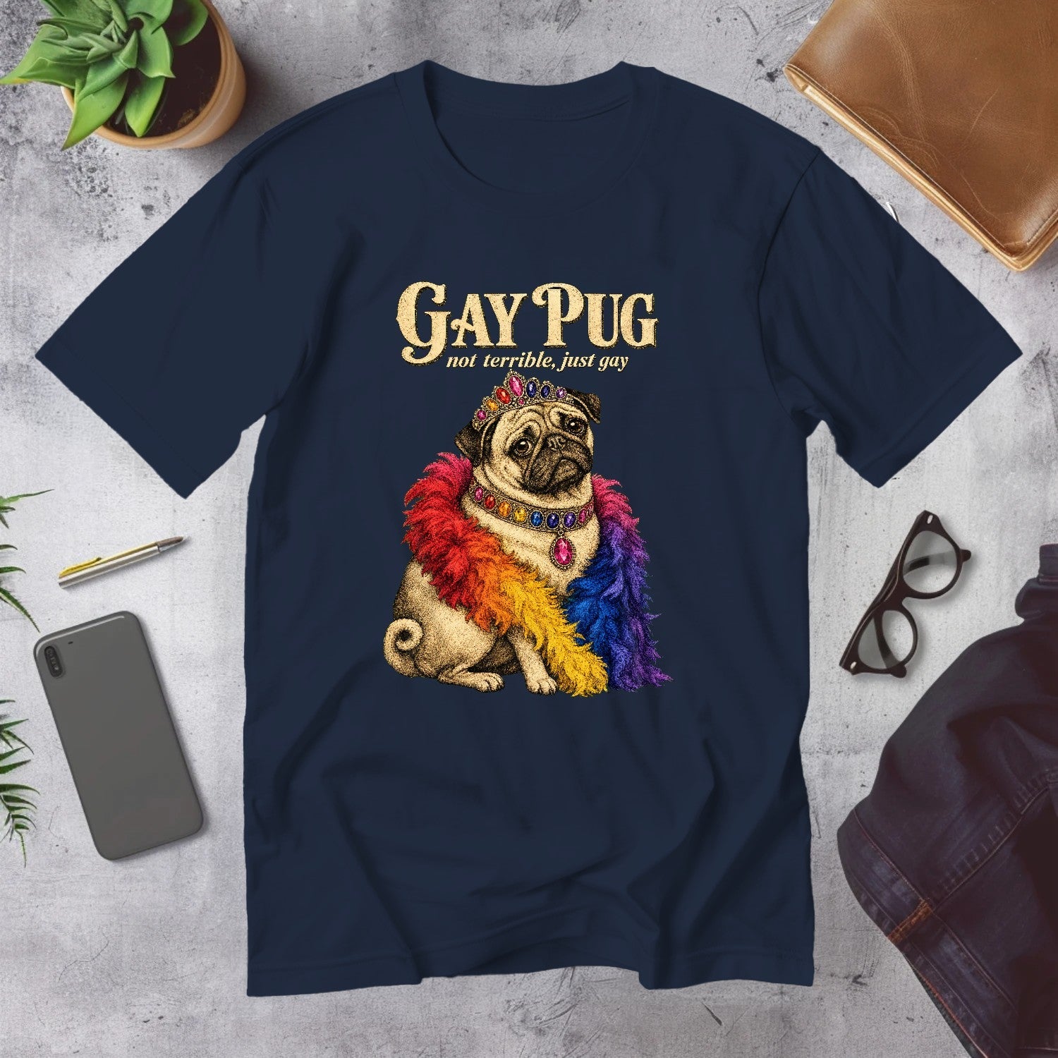 Mega Tees — Navy