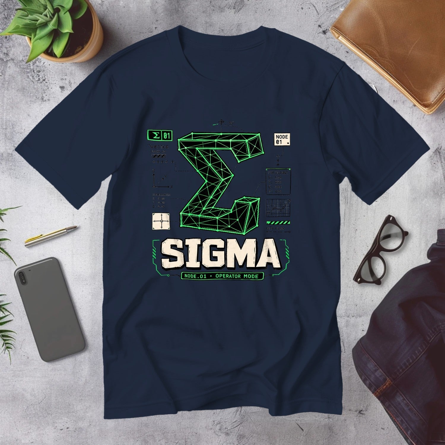 Mega Tees — Navy