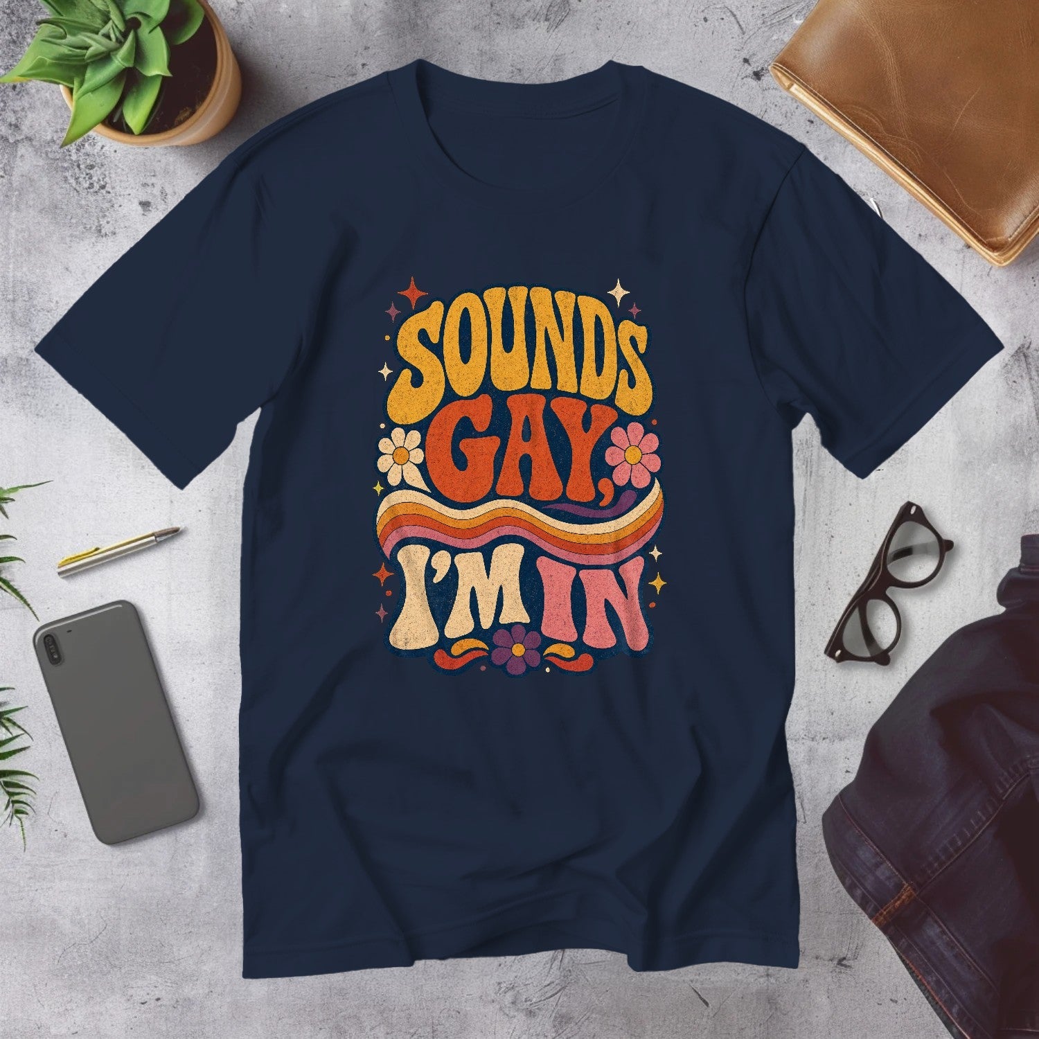 Mega Tees — Navy