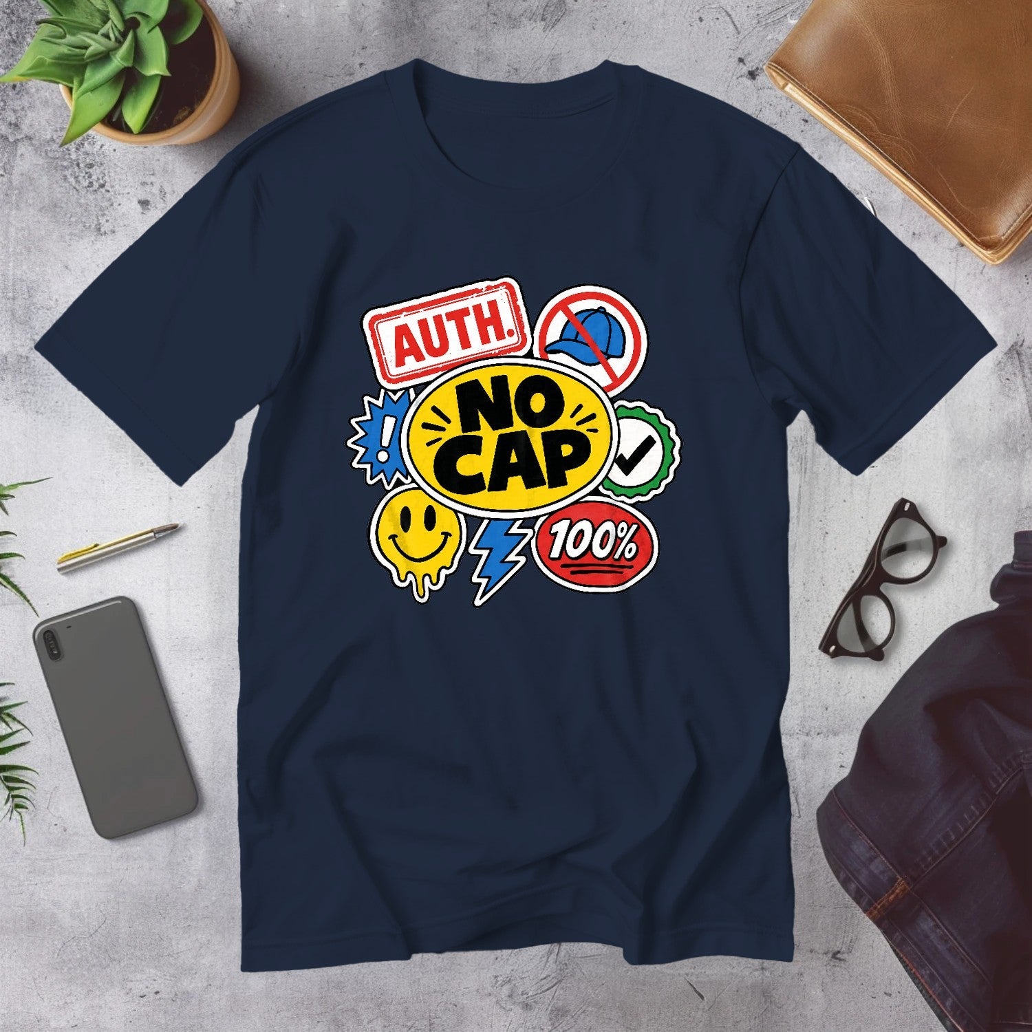 Mega Tees — Navy