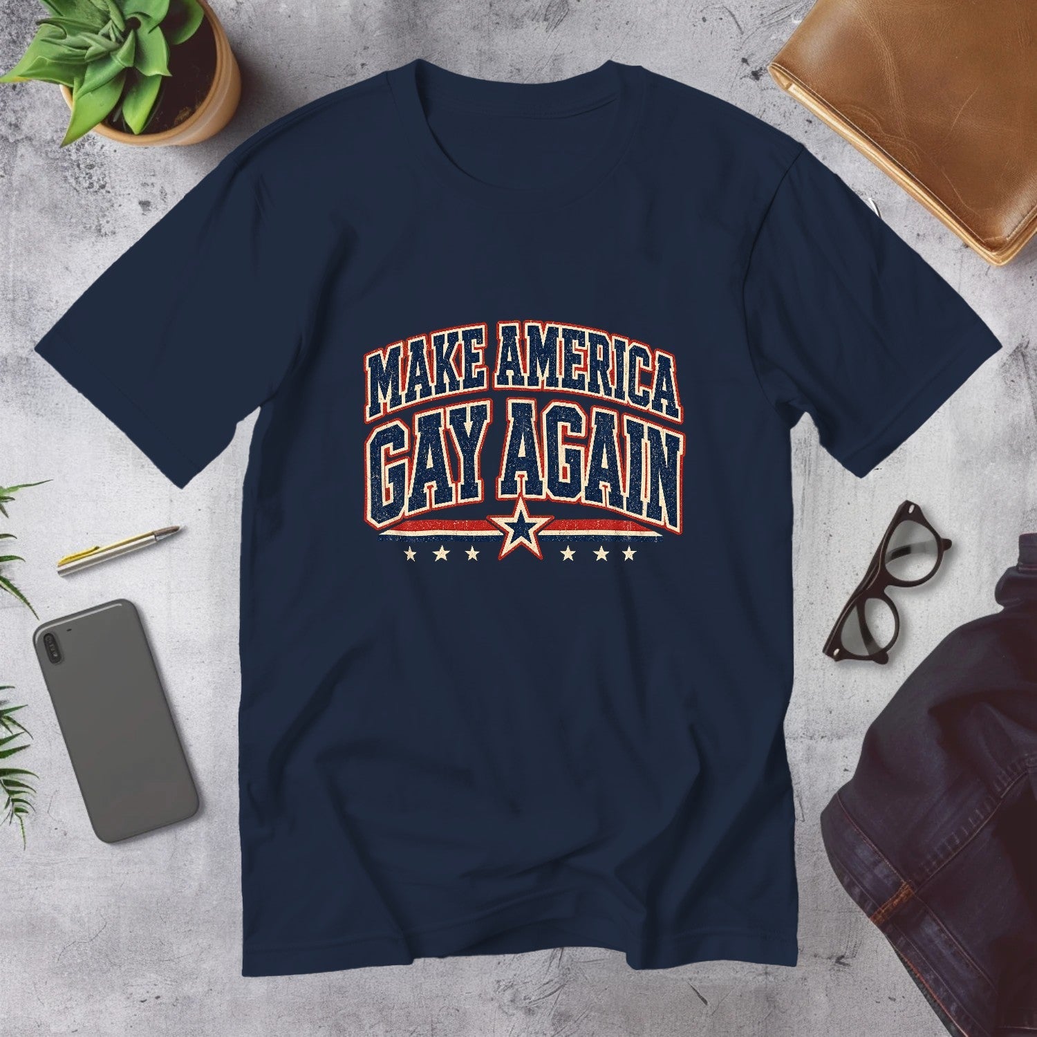 Mega Tees — Navy