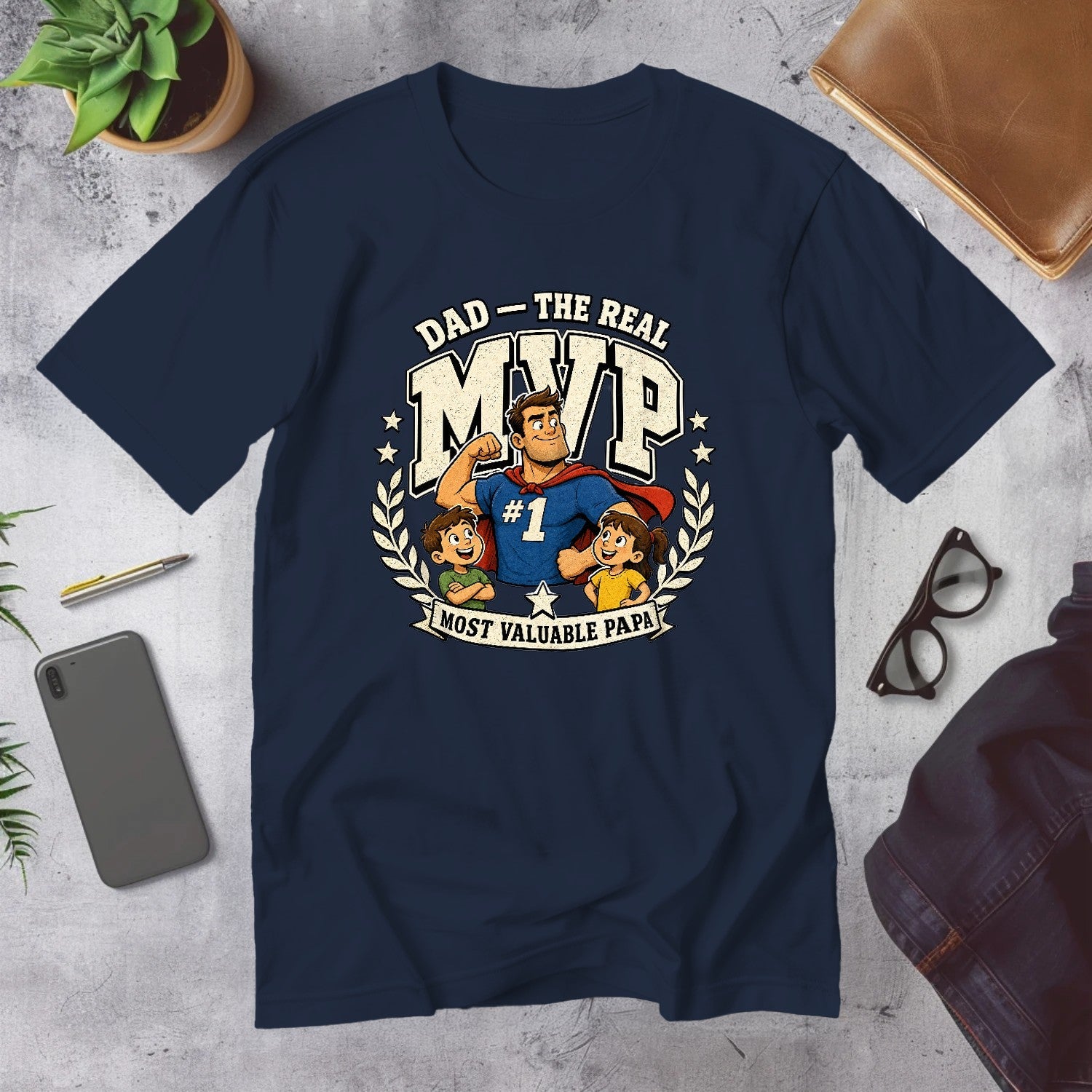 Mega Tees — Navy