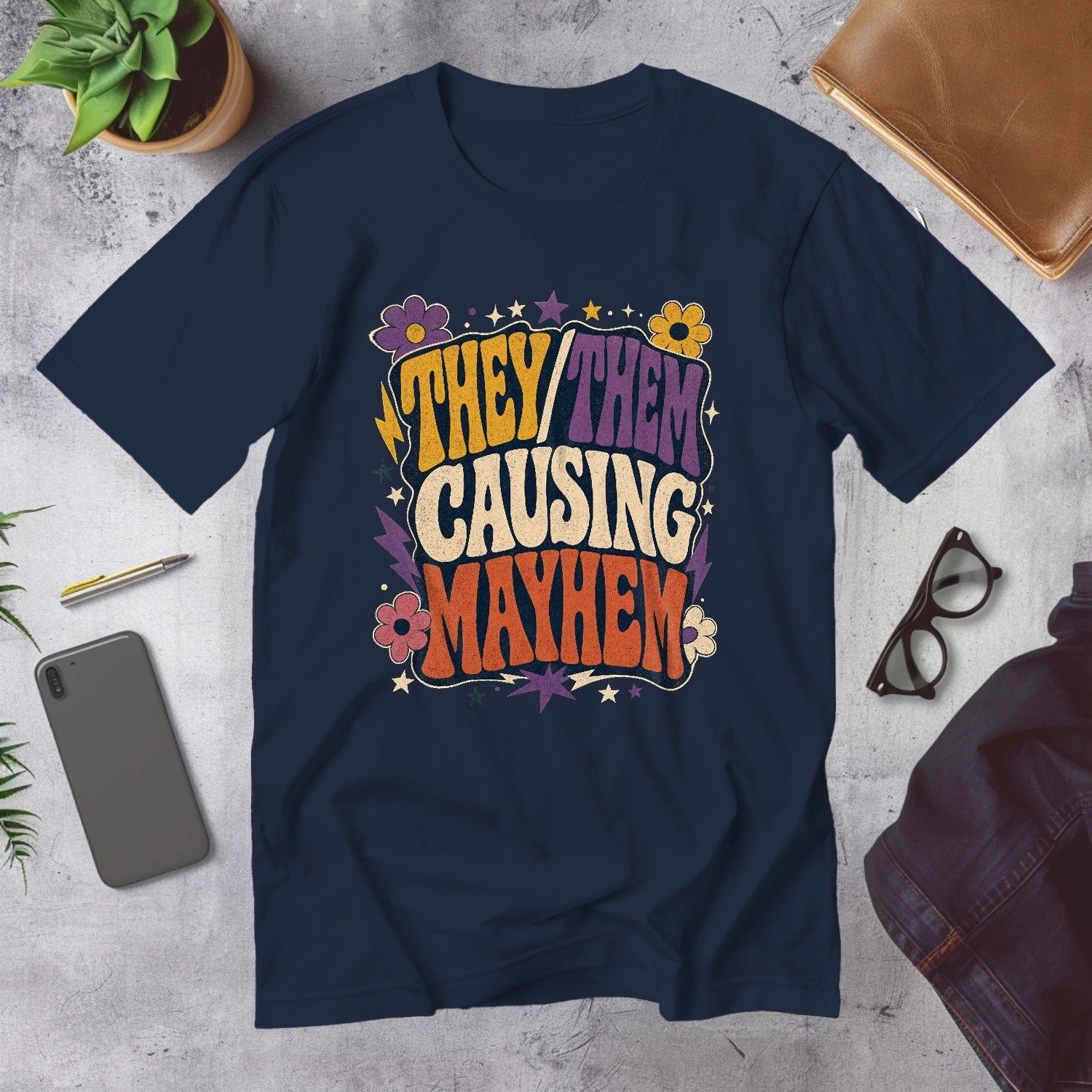 Mega Tees — Navy