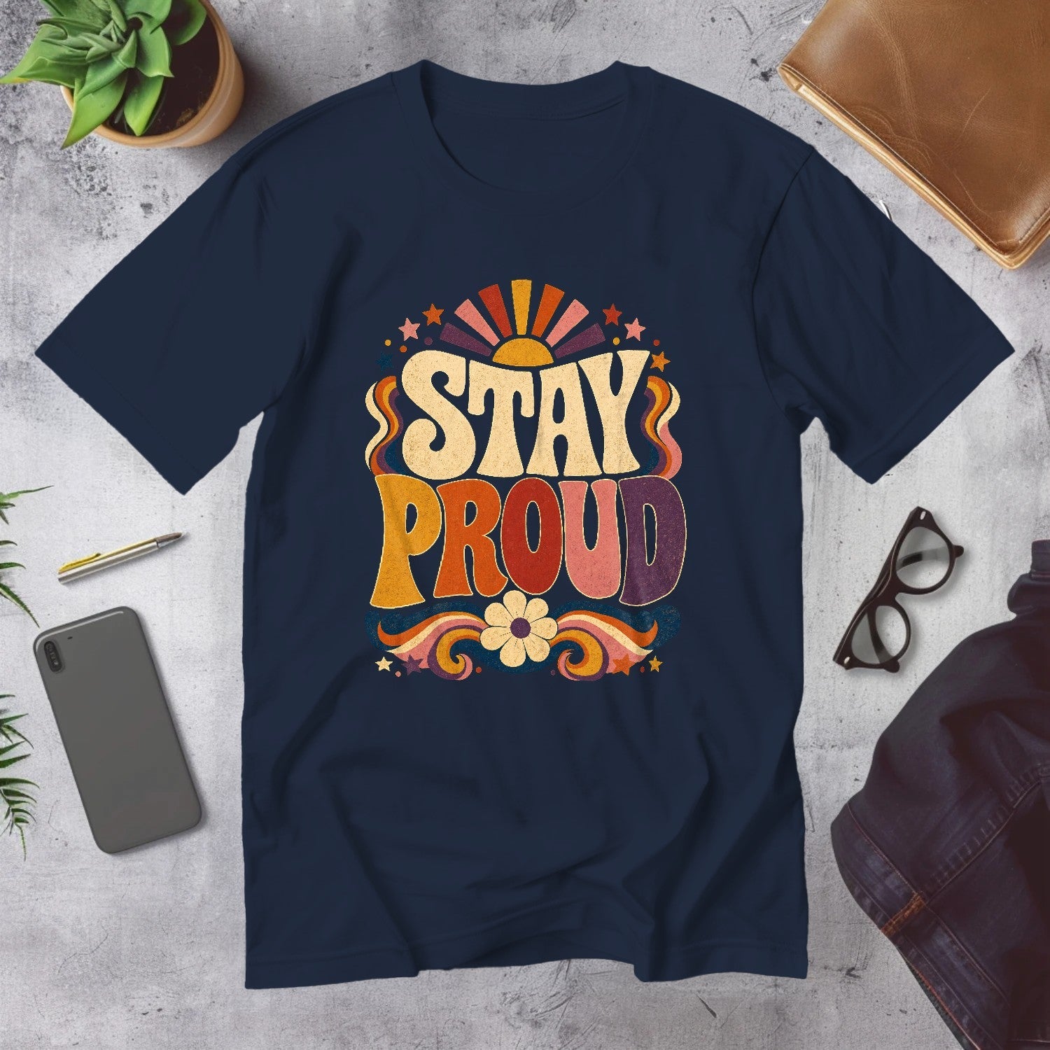 Mega Tees — Navy
