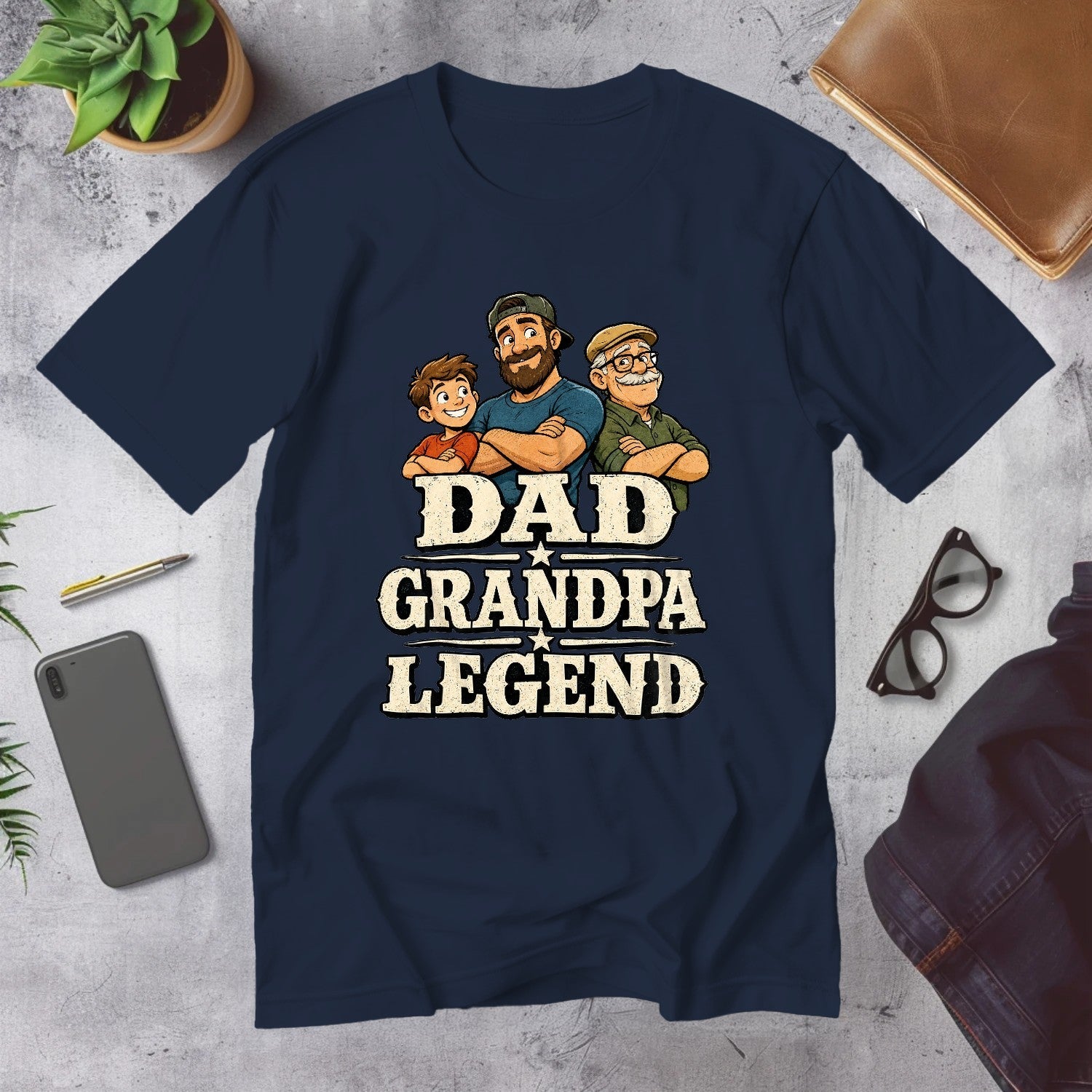 Mega Tees — Navy