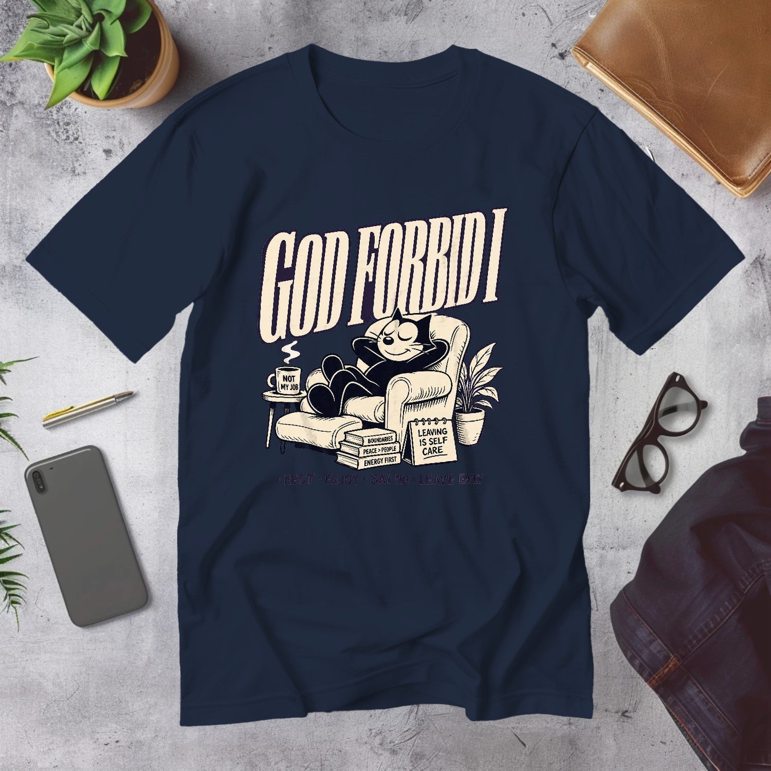 Mega Tees — Navy