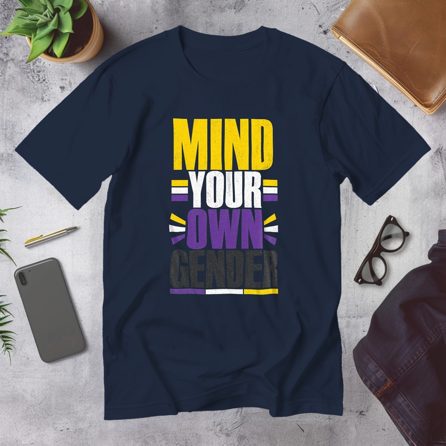 Mega Tees — Navy