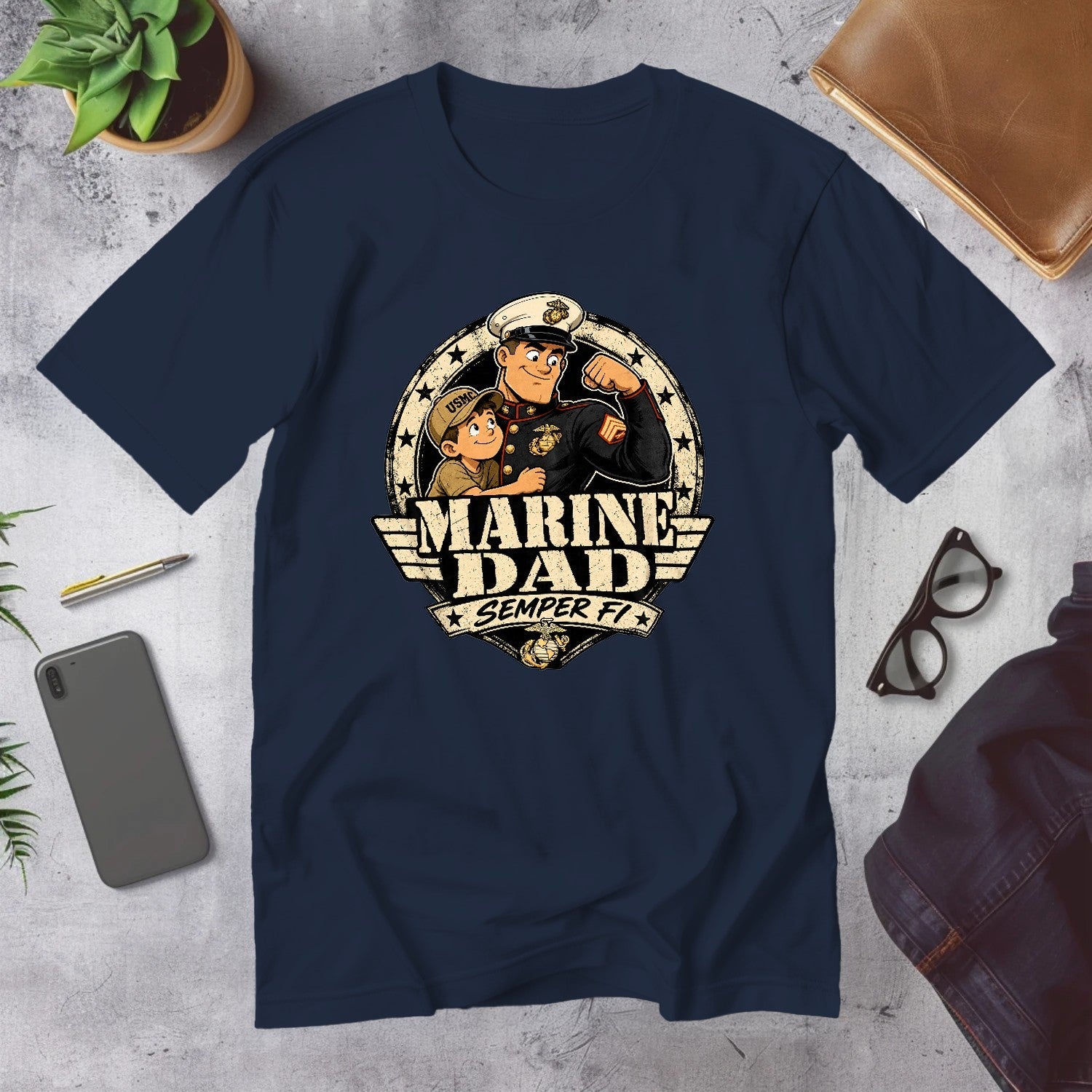 Mega Tees — Navy