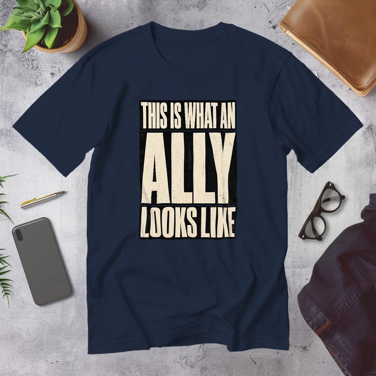 Mega Tees — Navy