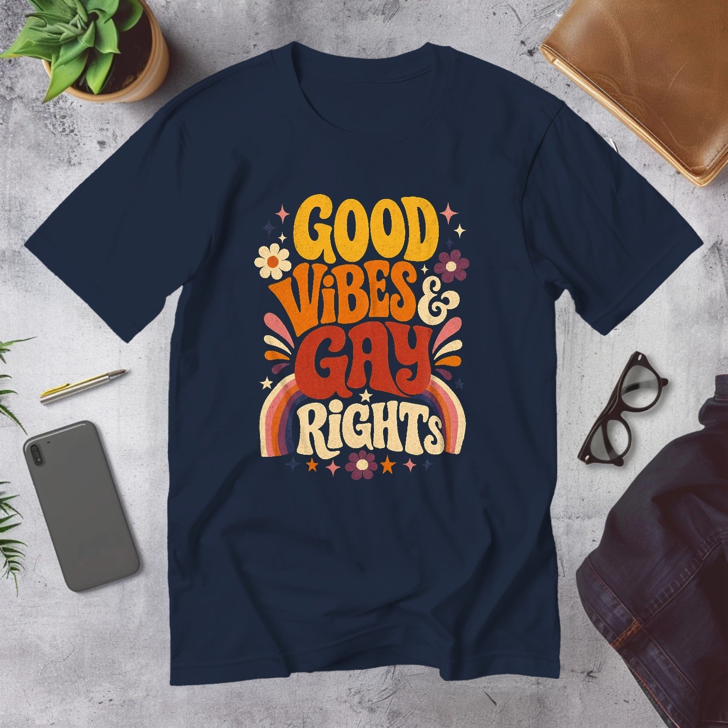 Mega Tees — Navy