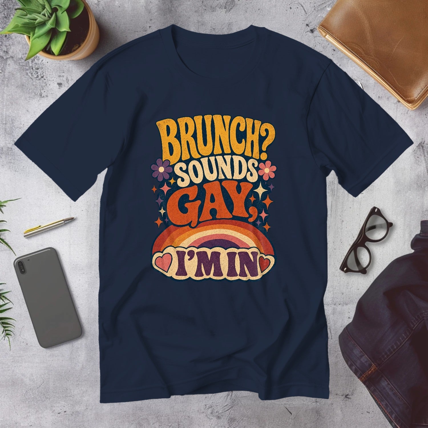 Mega Tees — Navy