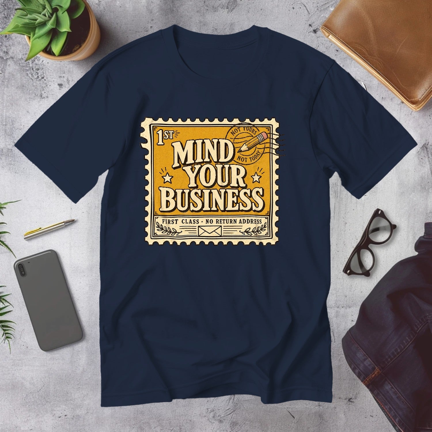 Mega Tees — Navy